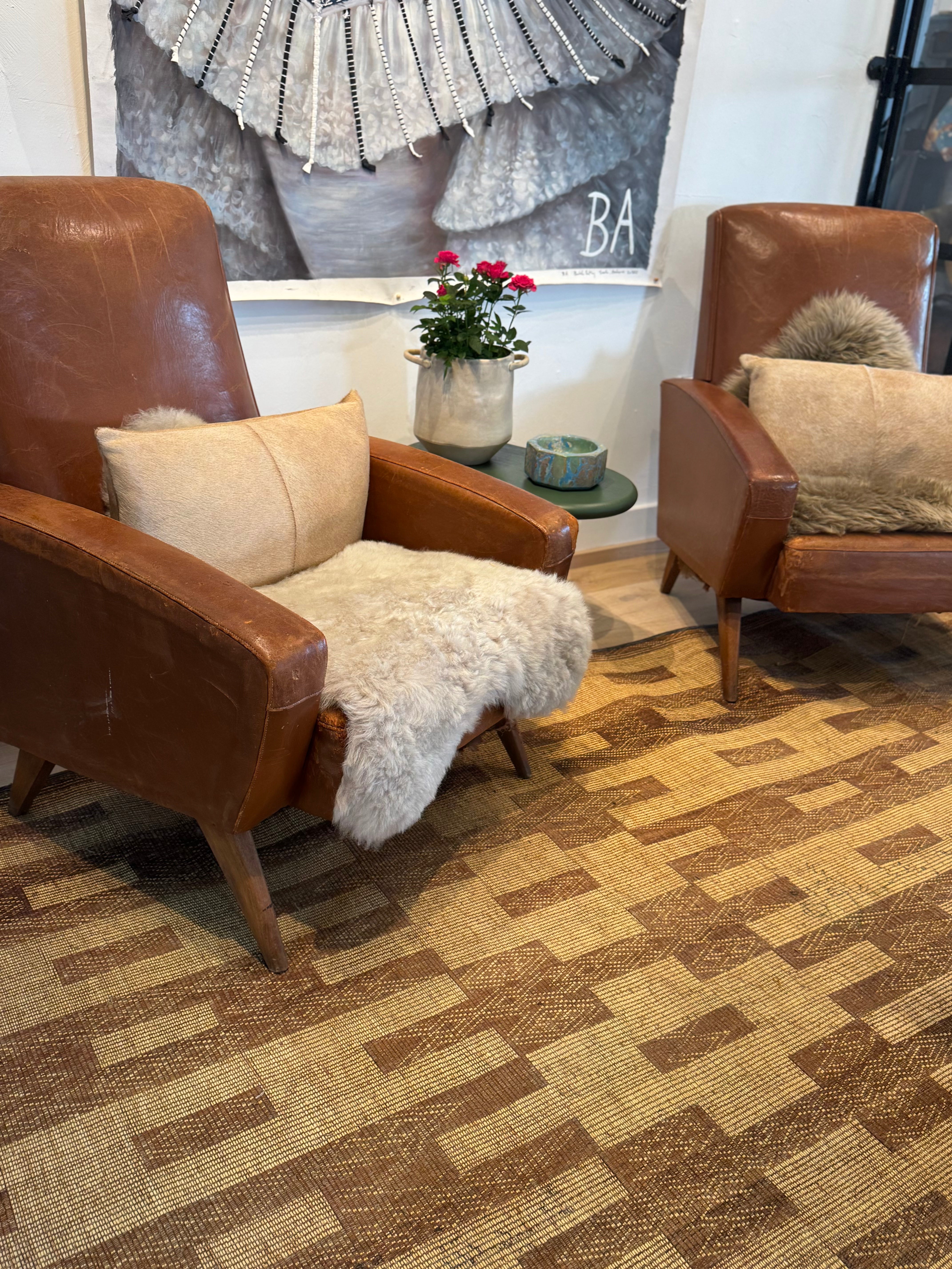 Vintage Taureg Rug 7'x 9.5'