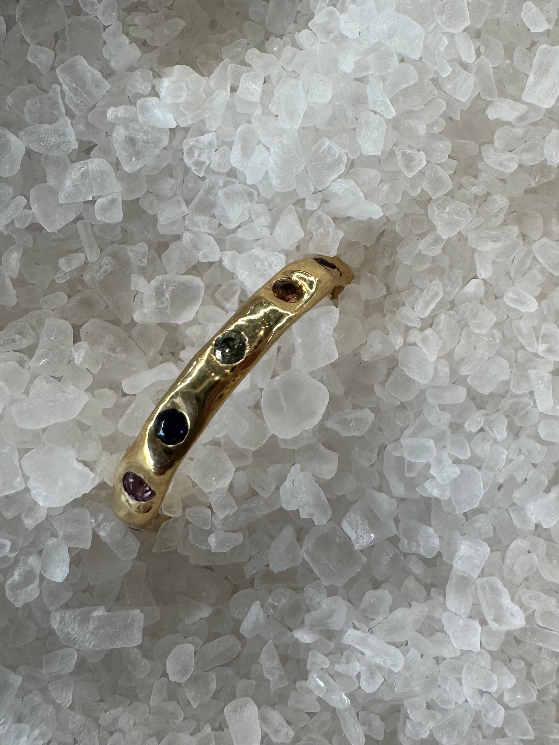 Rainbow Sapphires Band by Moonspun