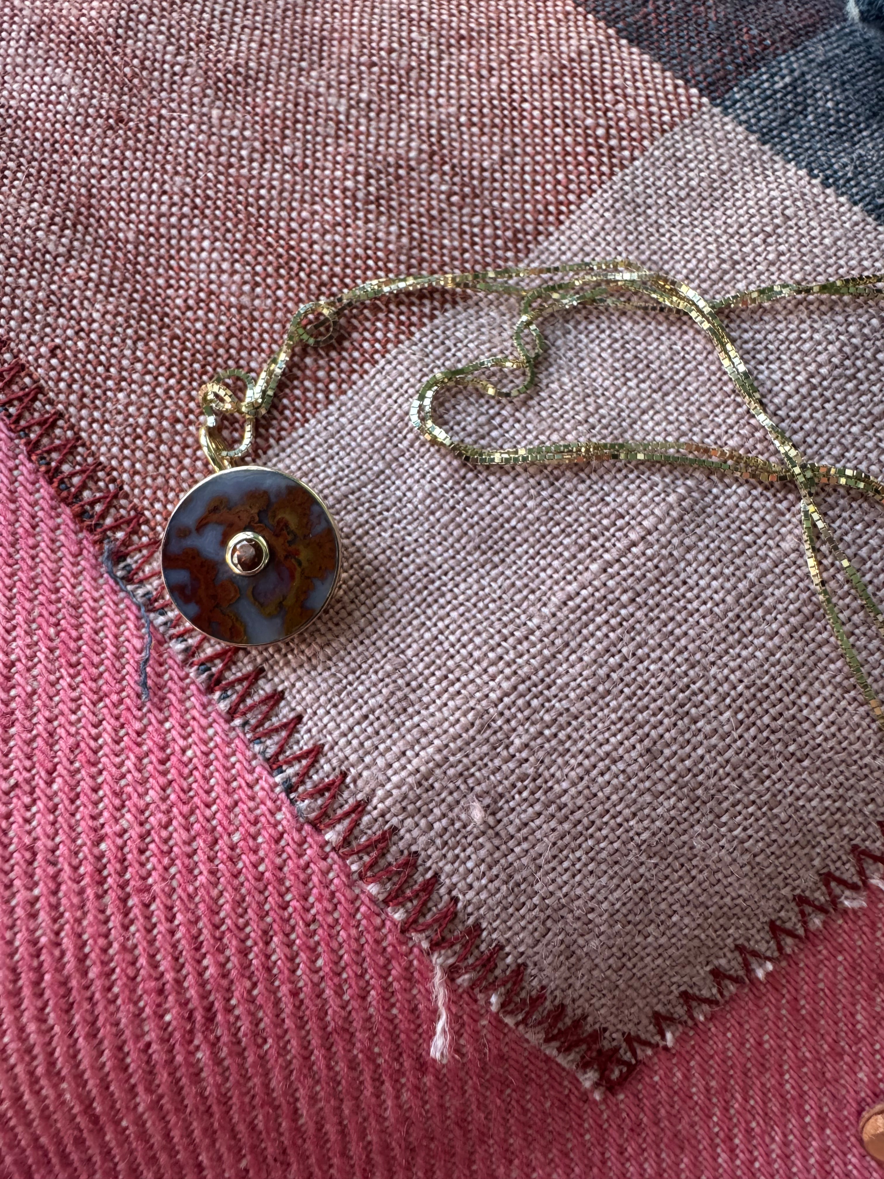 100% CALIFORNIA CERCLEN NECKLACE by Young In The Mountains