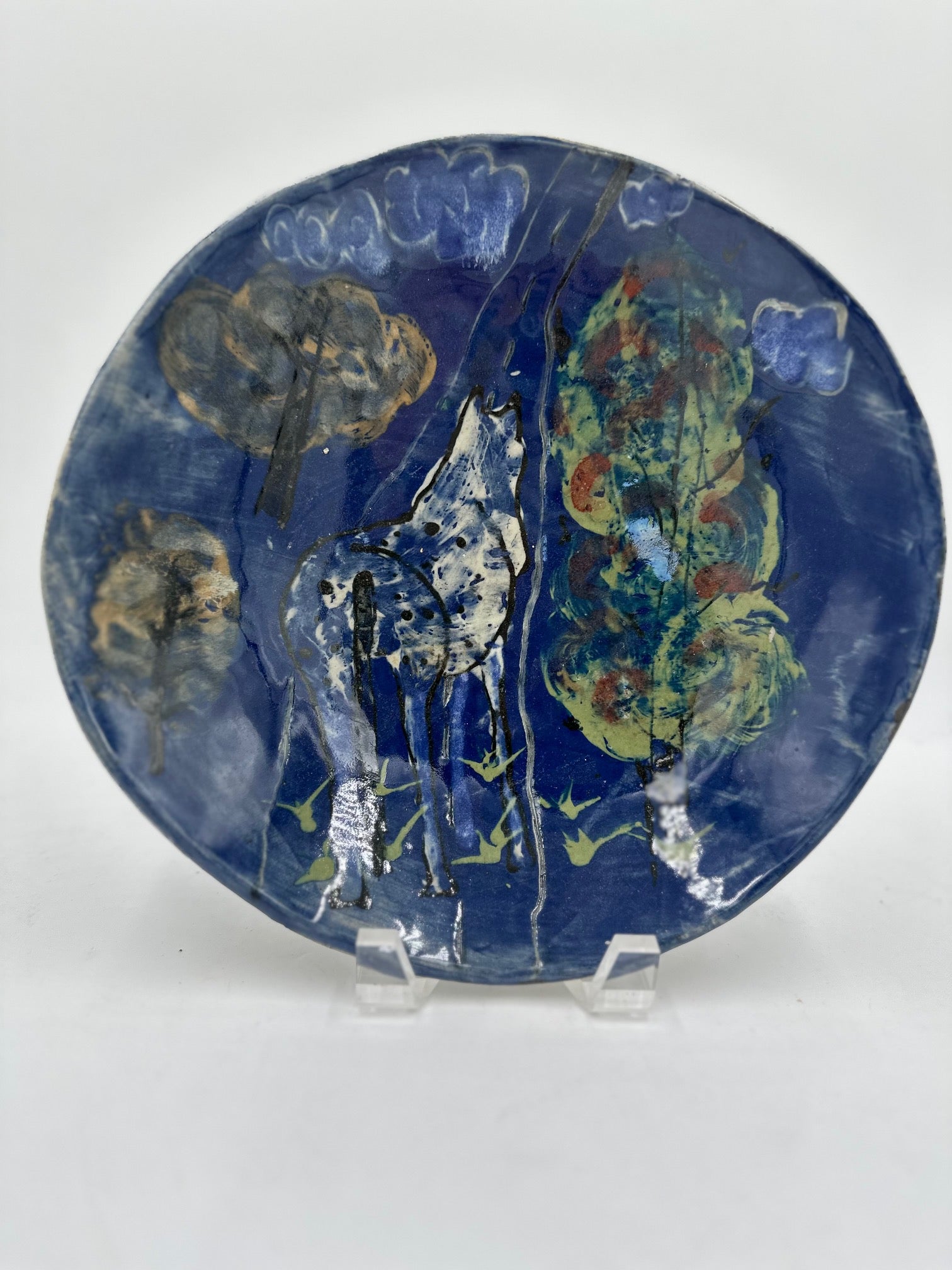 Horse Platter by Margaret Josey-Paker