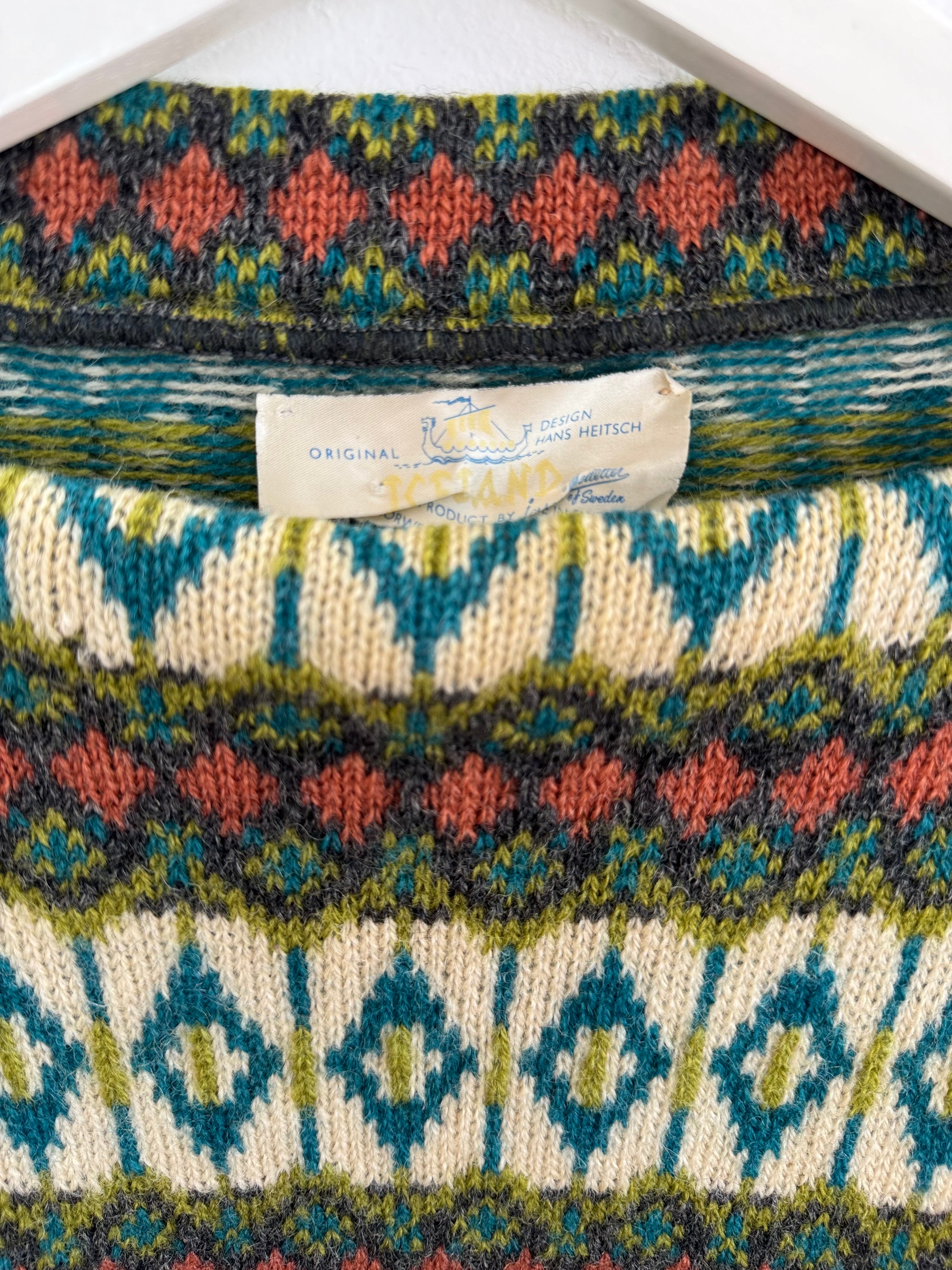 Jersey Modeller Hans Heitsch Vintage Wool Swtr.