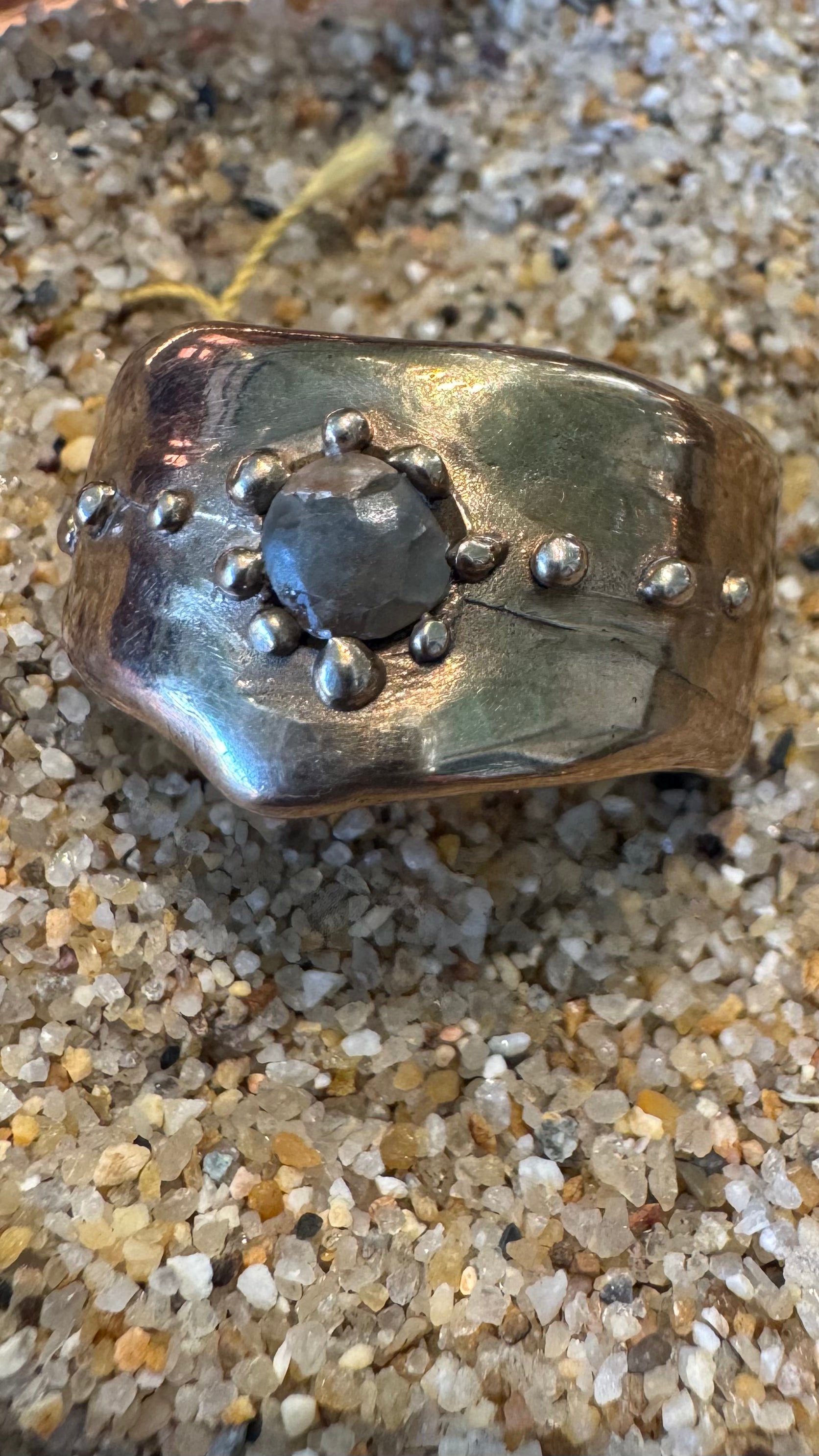 Montana Sapphire Bronze Ring by Carina Schott