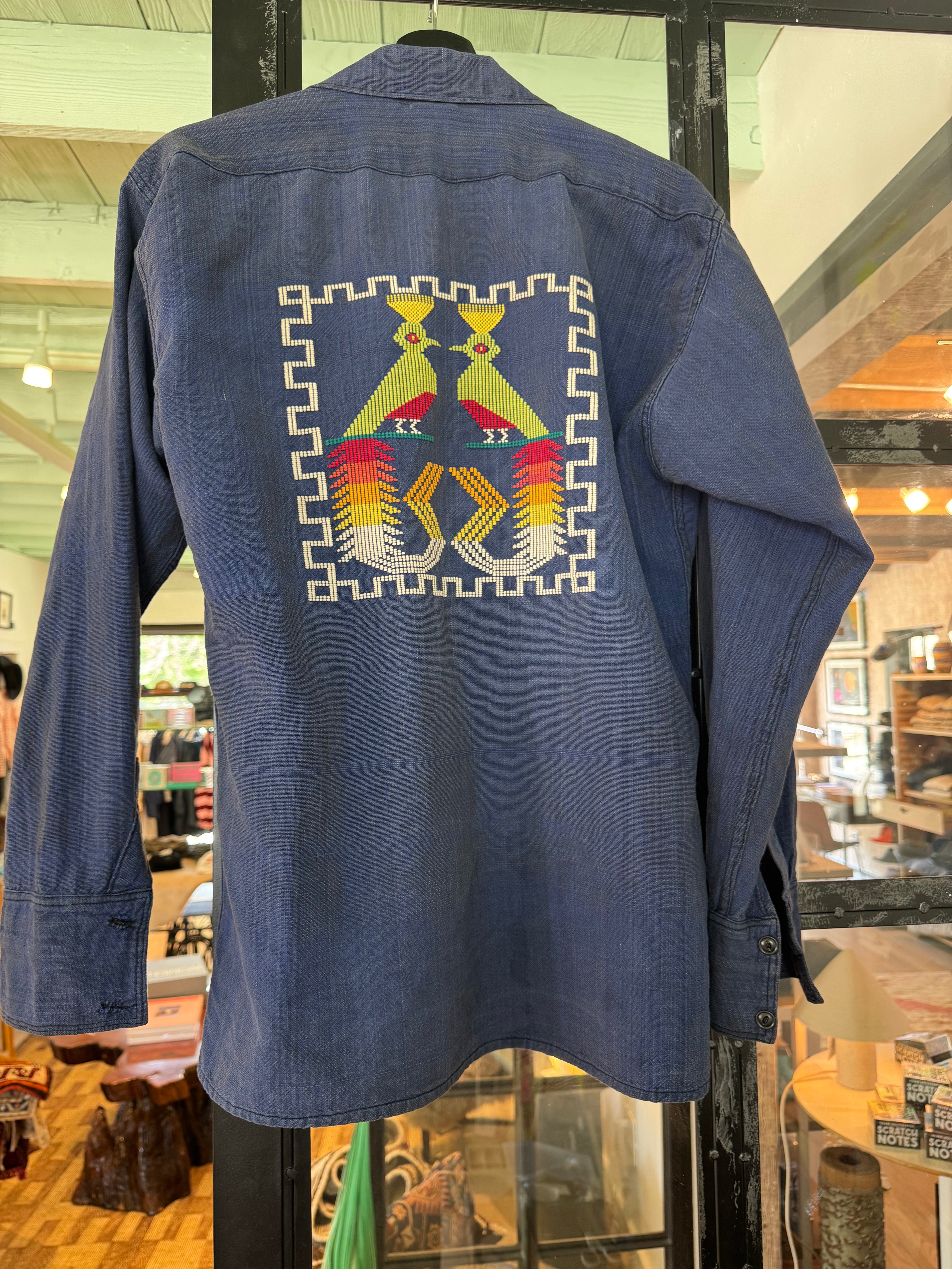 Guatemalan Vintage Quetzal Bird Shirt