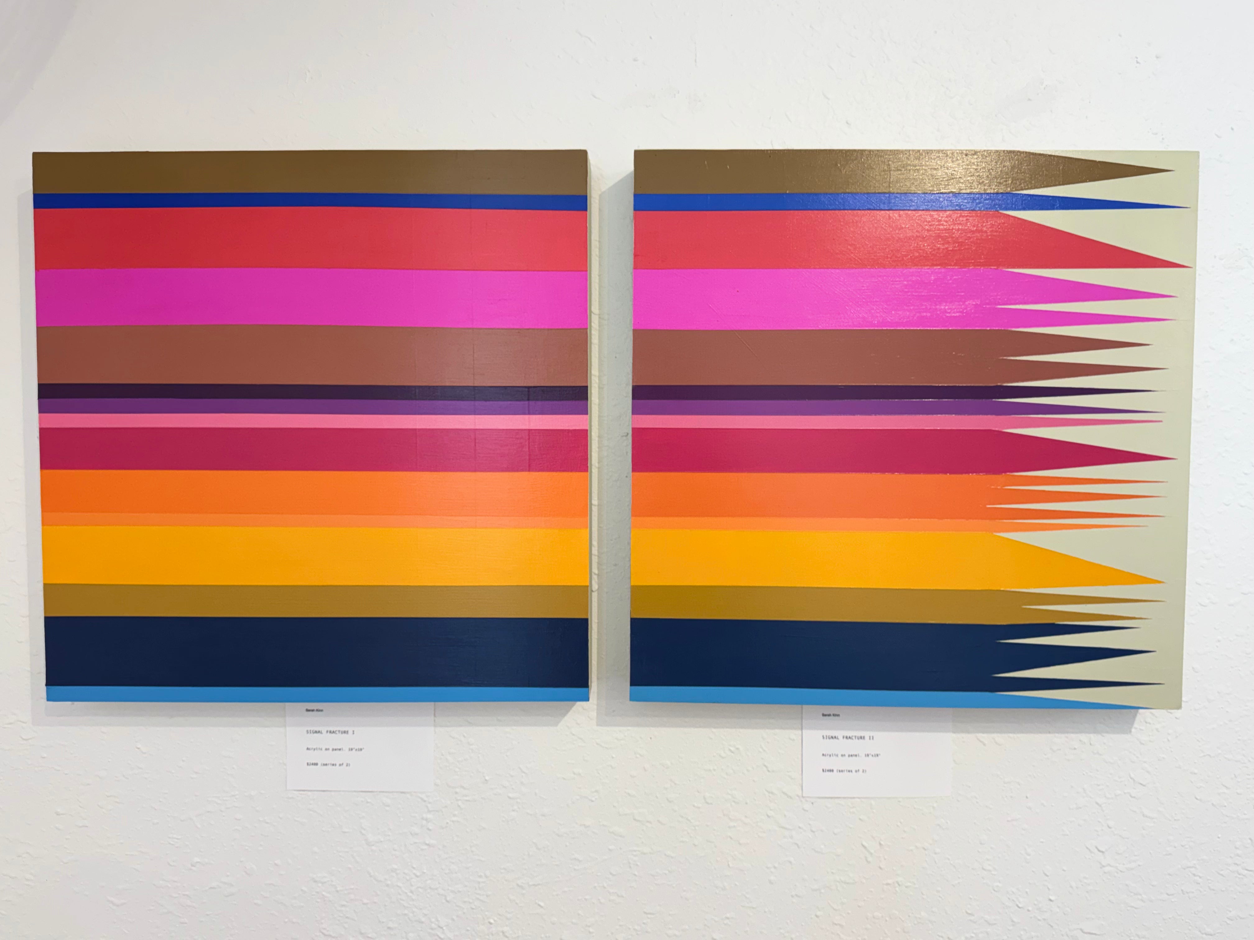 Signal Fracture I Series of Two by Sarah Kinn