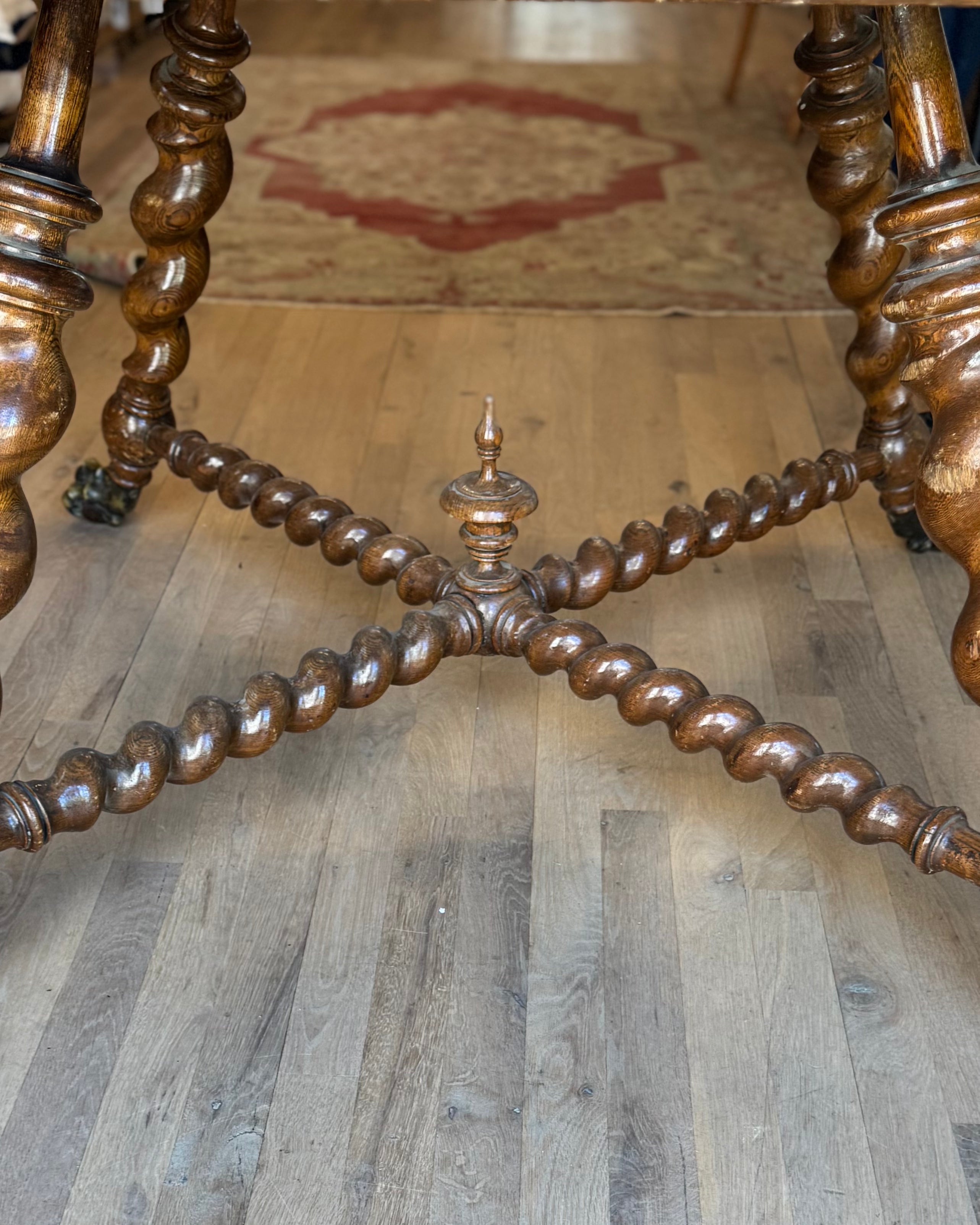 Parlor Table w/ Barley Twist Legs