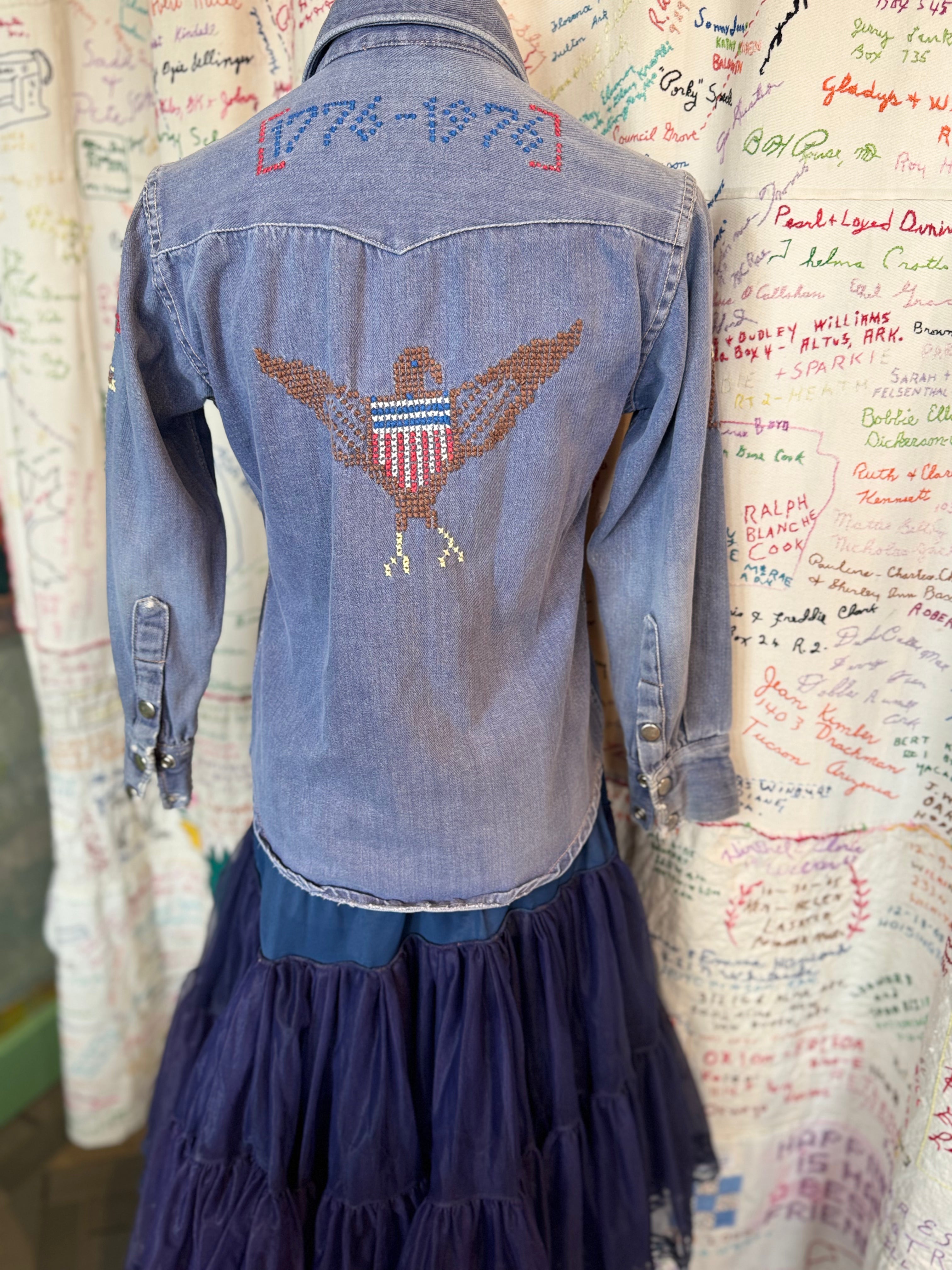 Bicentennial Denim Shirt Jacket