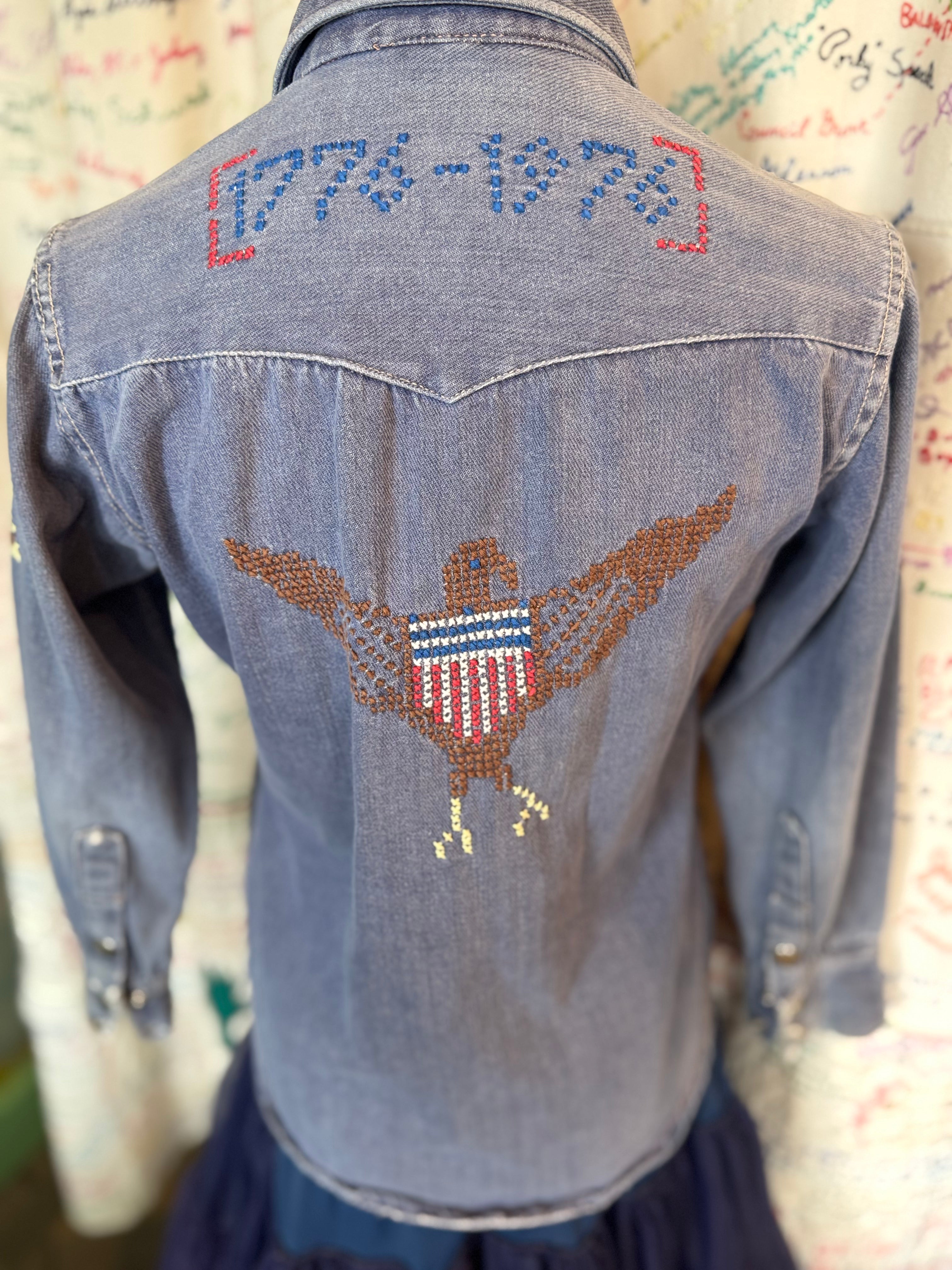 Bicentennial Denim Shirt Jacket