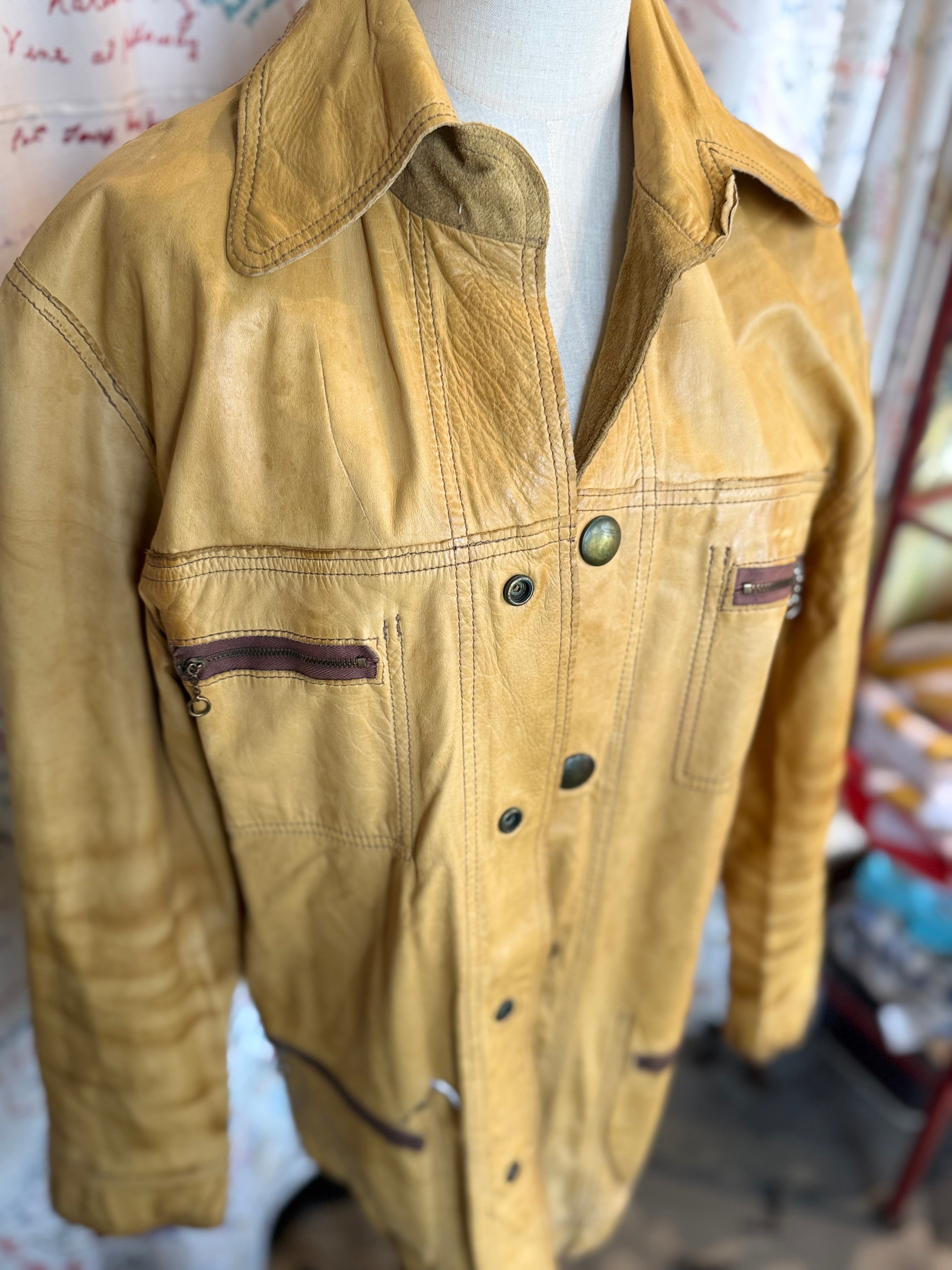 Reversible Leather Suede Jacket