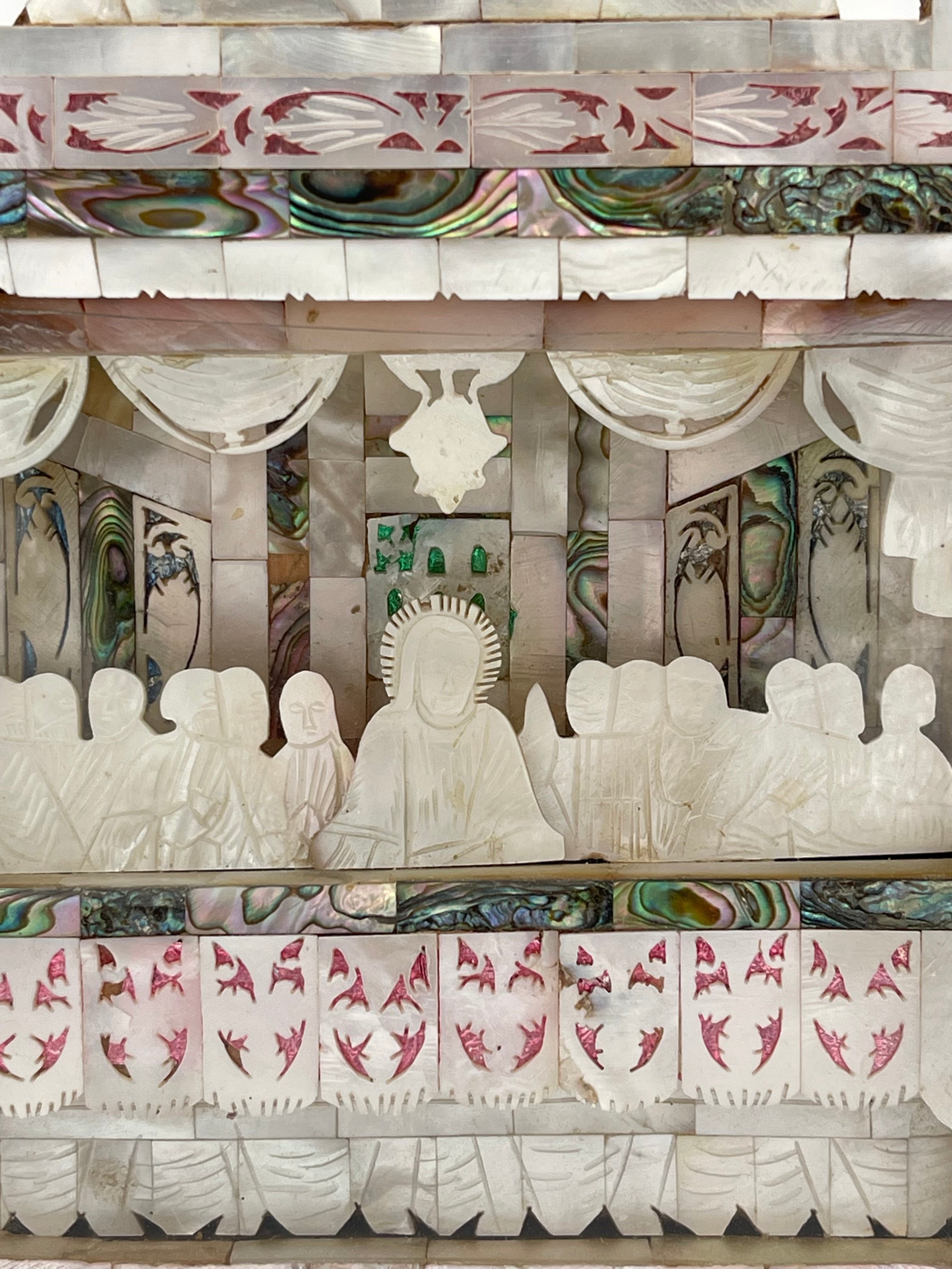 Mother of Pearl Last Supper Diorama
