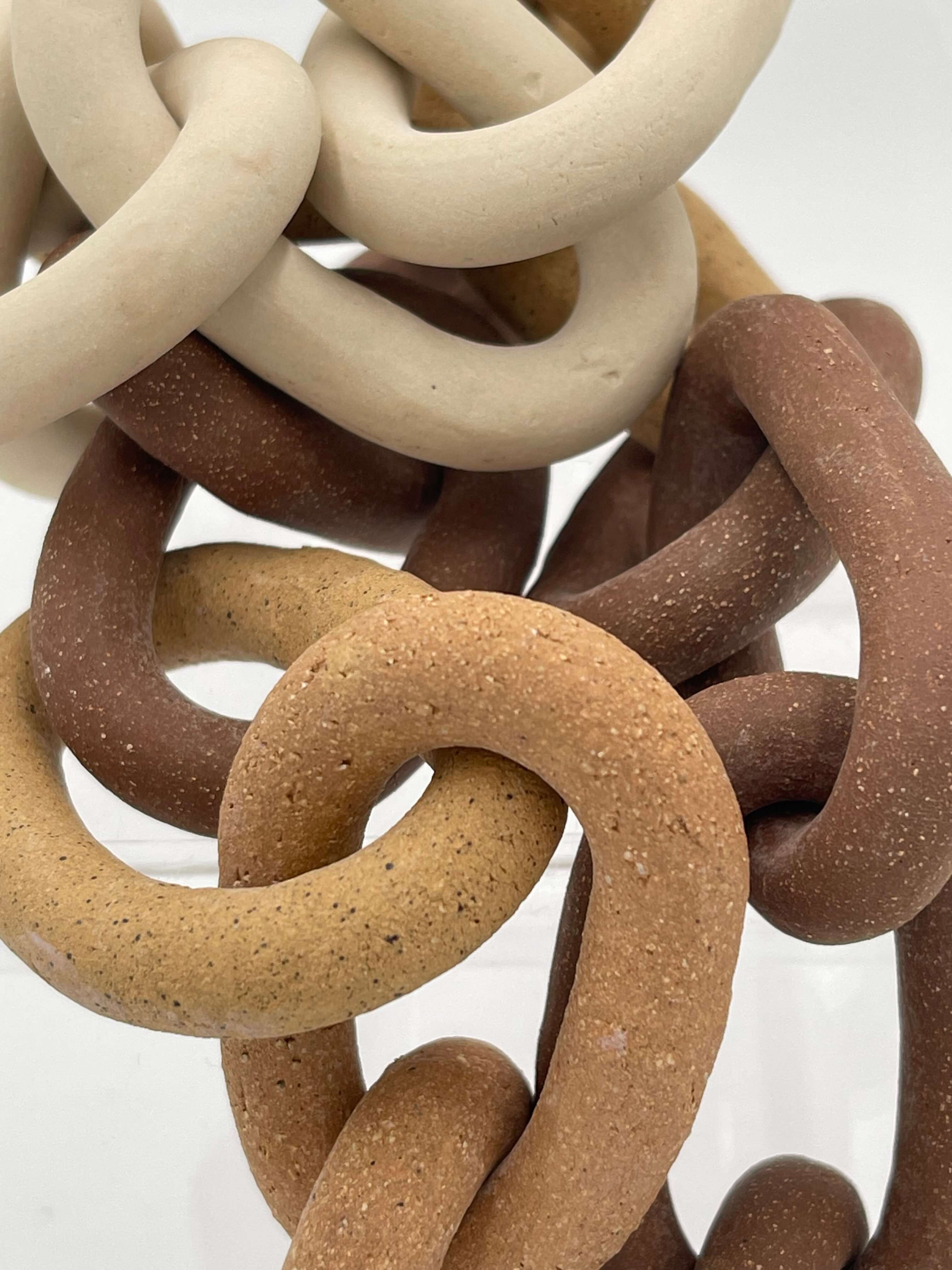 Folk Art Modern Ceramic Chain