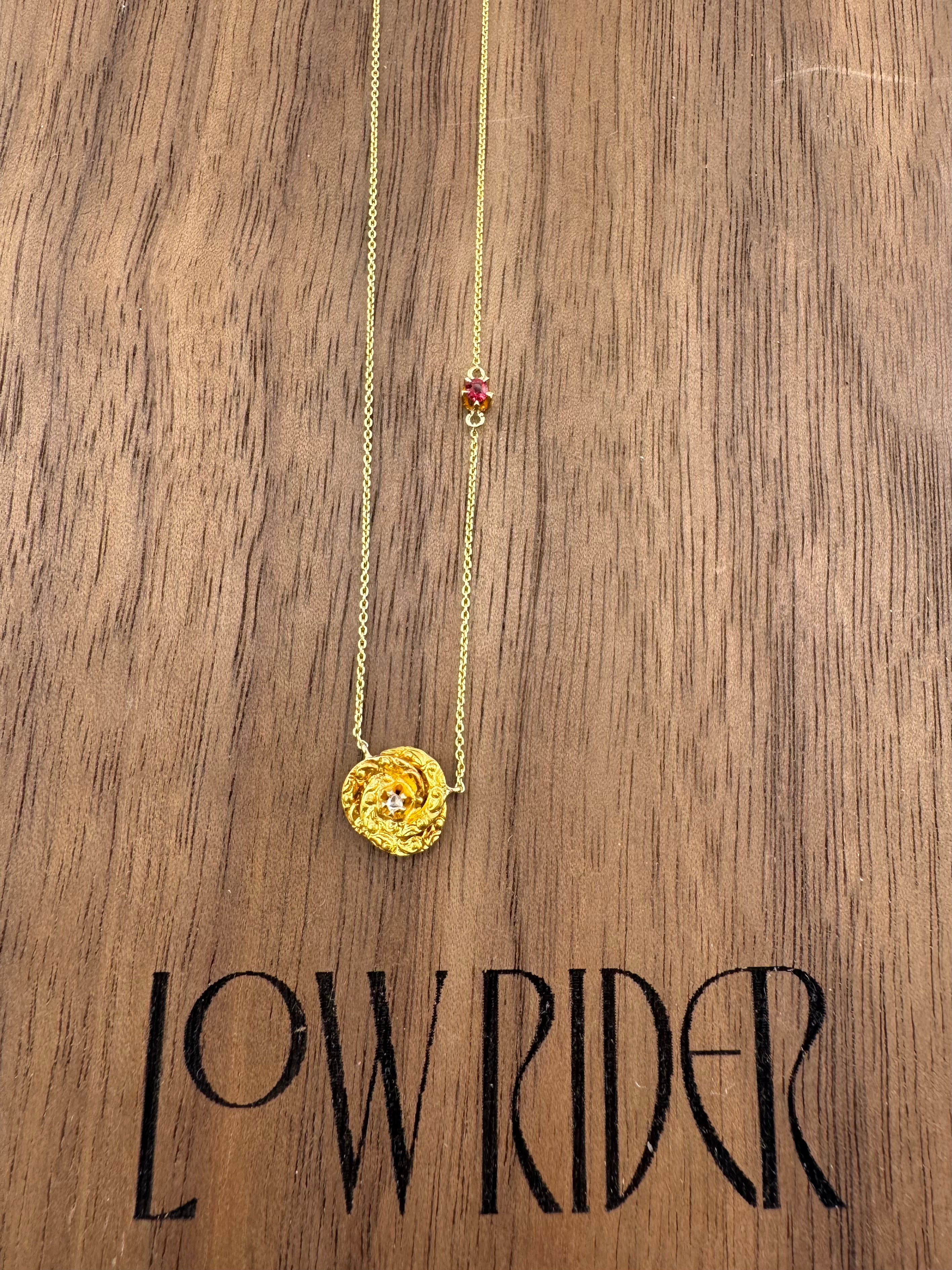 Snake & Ruby Necklace