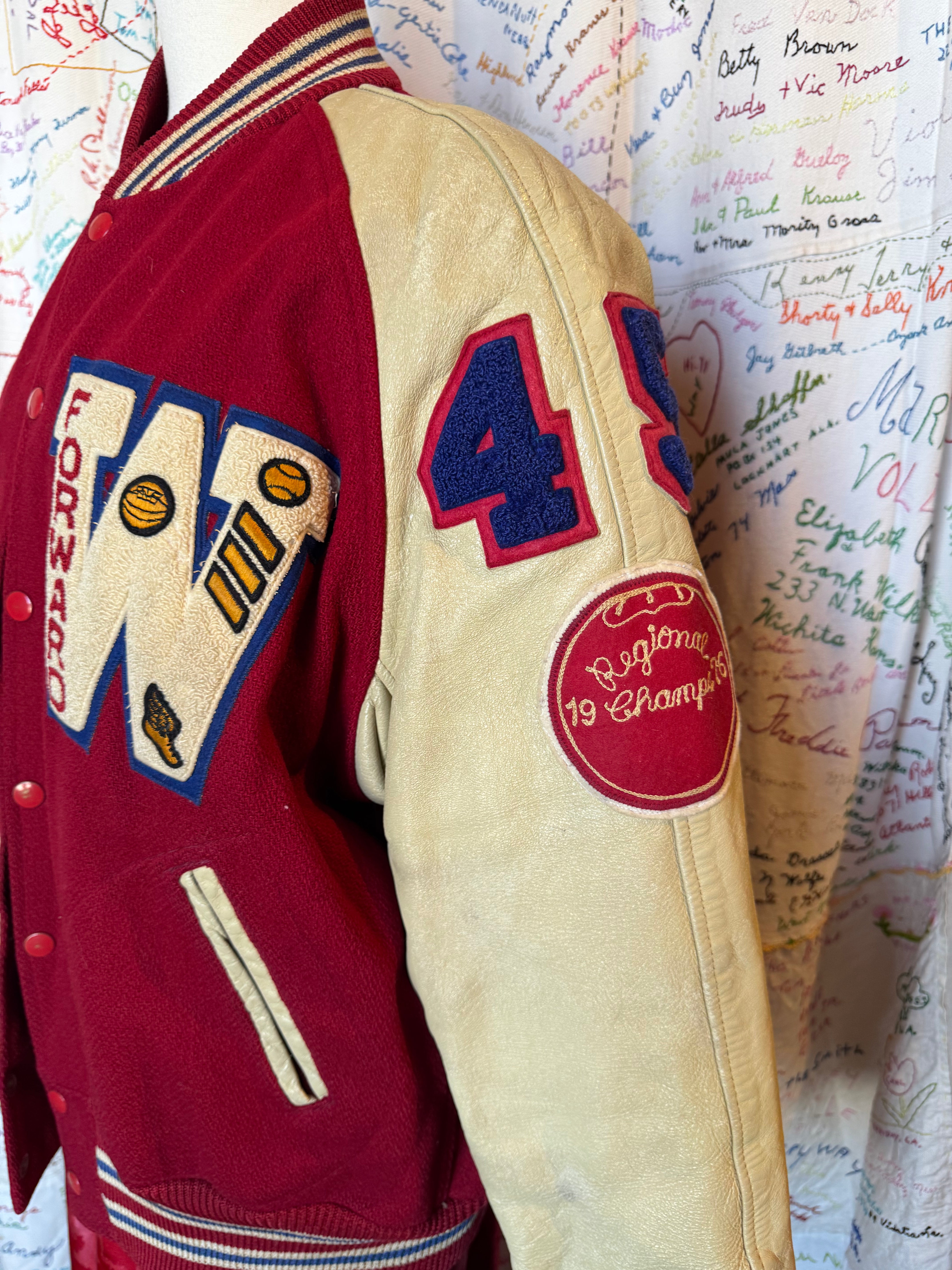 1976 Regional Champ Varsity Letter Jacket