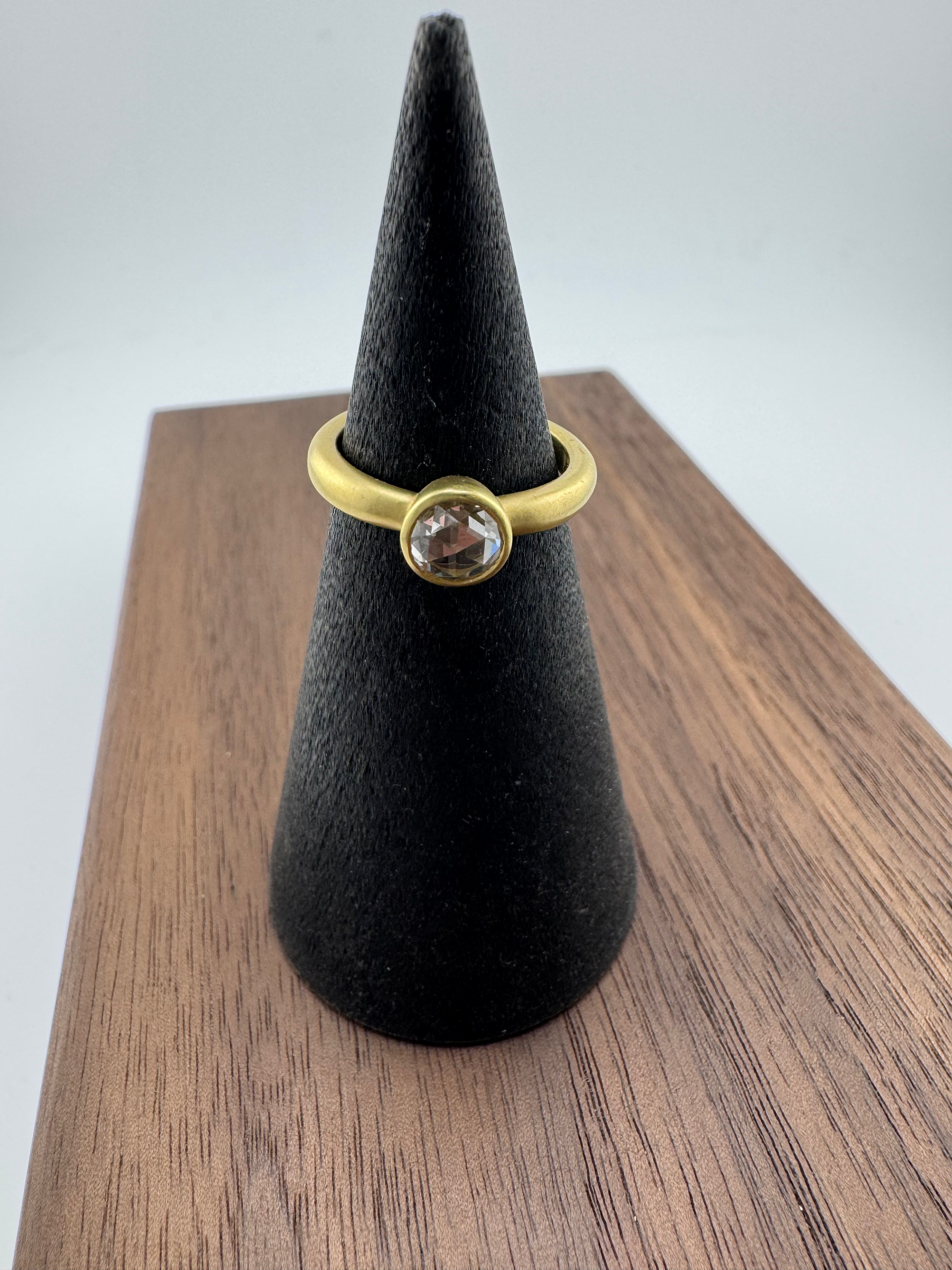 18K & Rose Cut Diamond Ring by Me&Ro