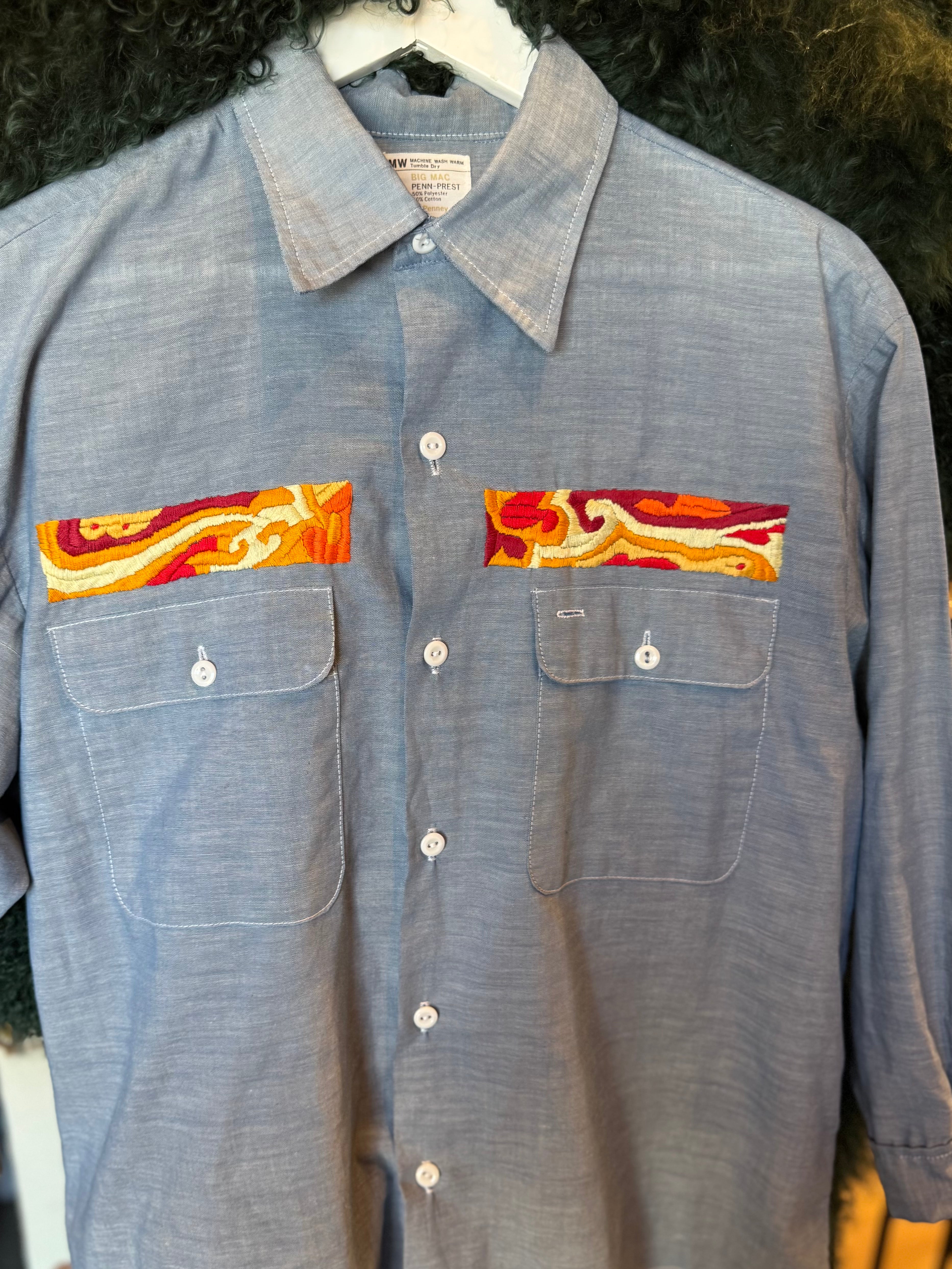 esc. Big Mac Chambray + Embroidery