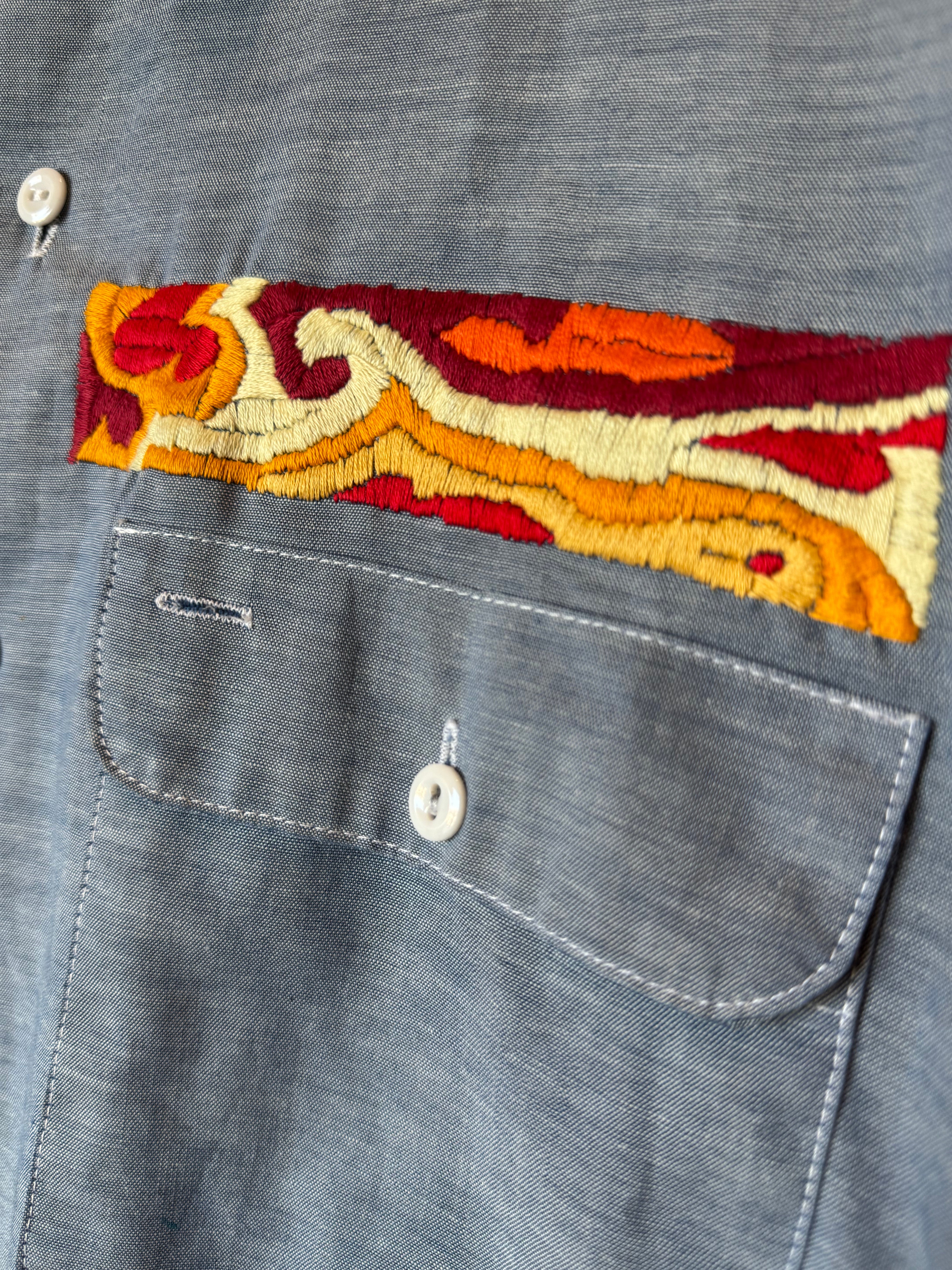 esc. Big Mac Chambray + Embroidery