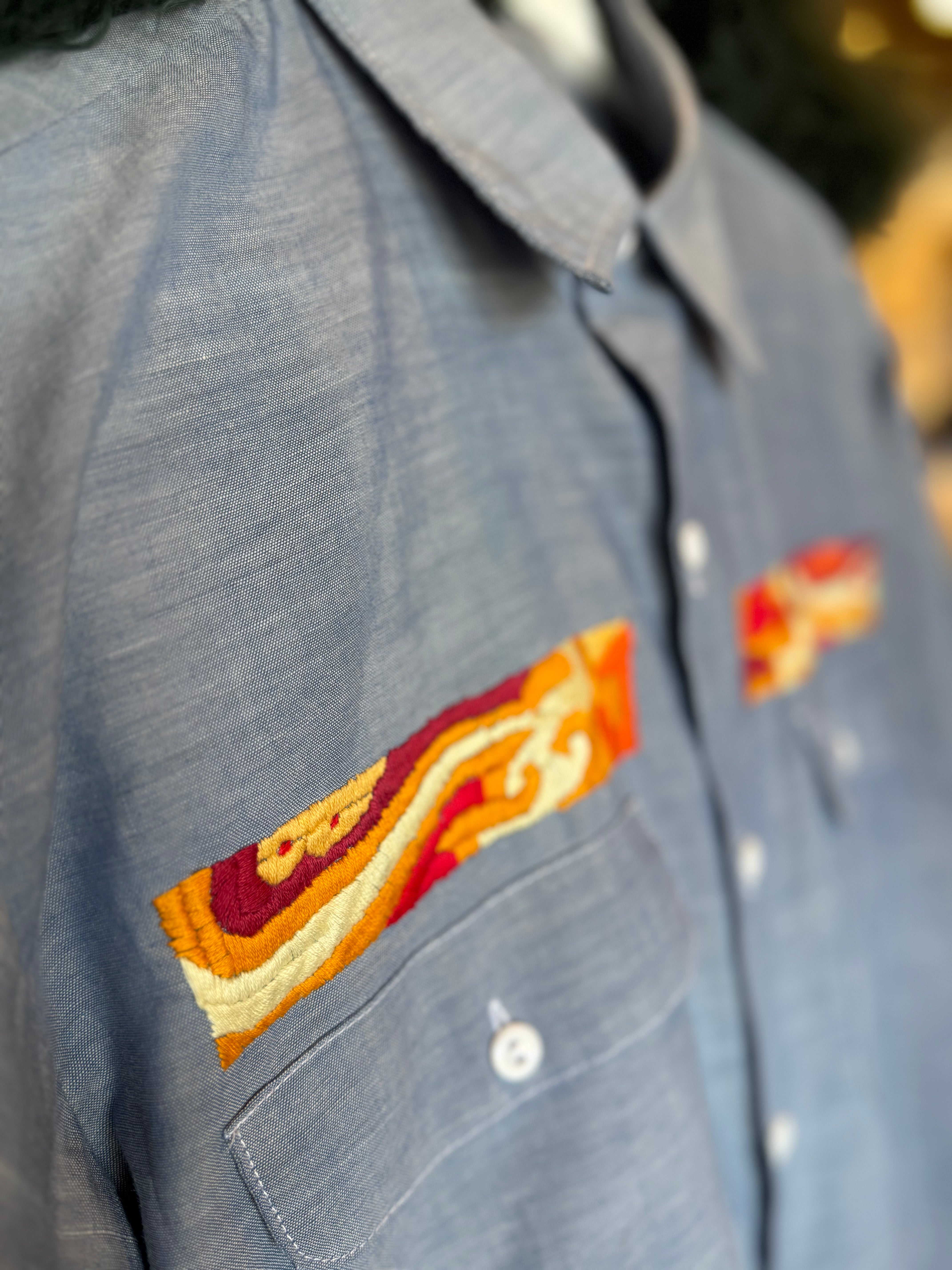 esc. Big Mac Chambray + Embroidery