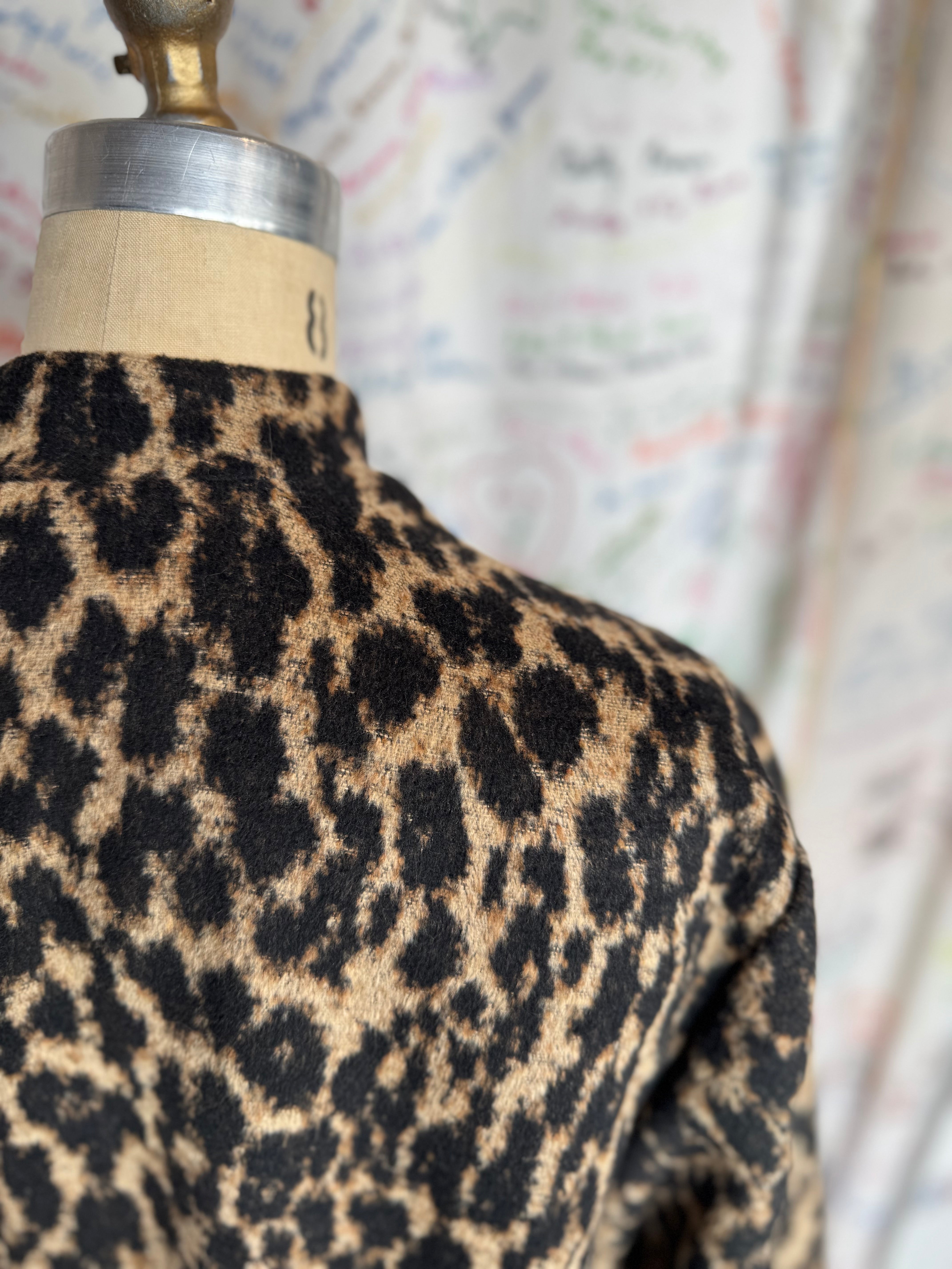 Leopard Maxi Swing Coat