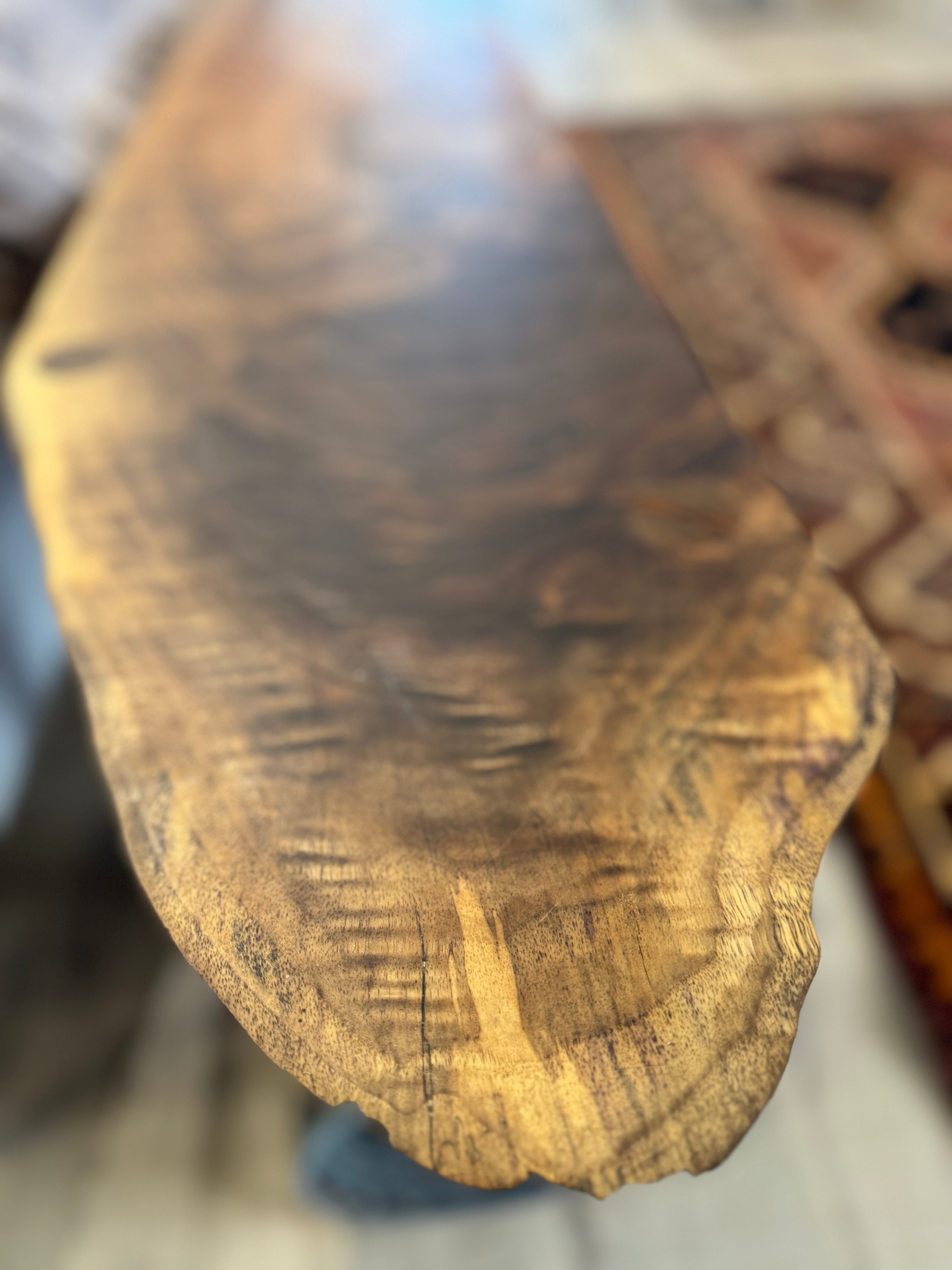 Live Edge Walnut Bench