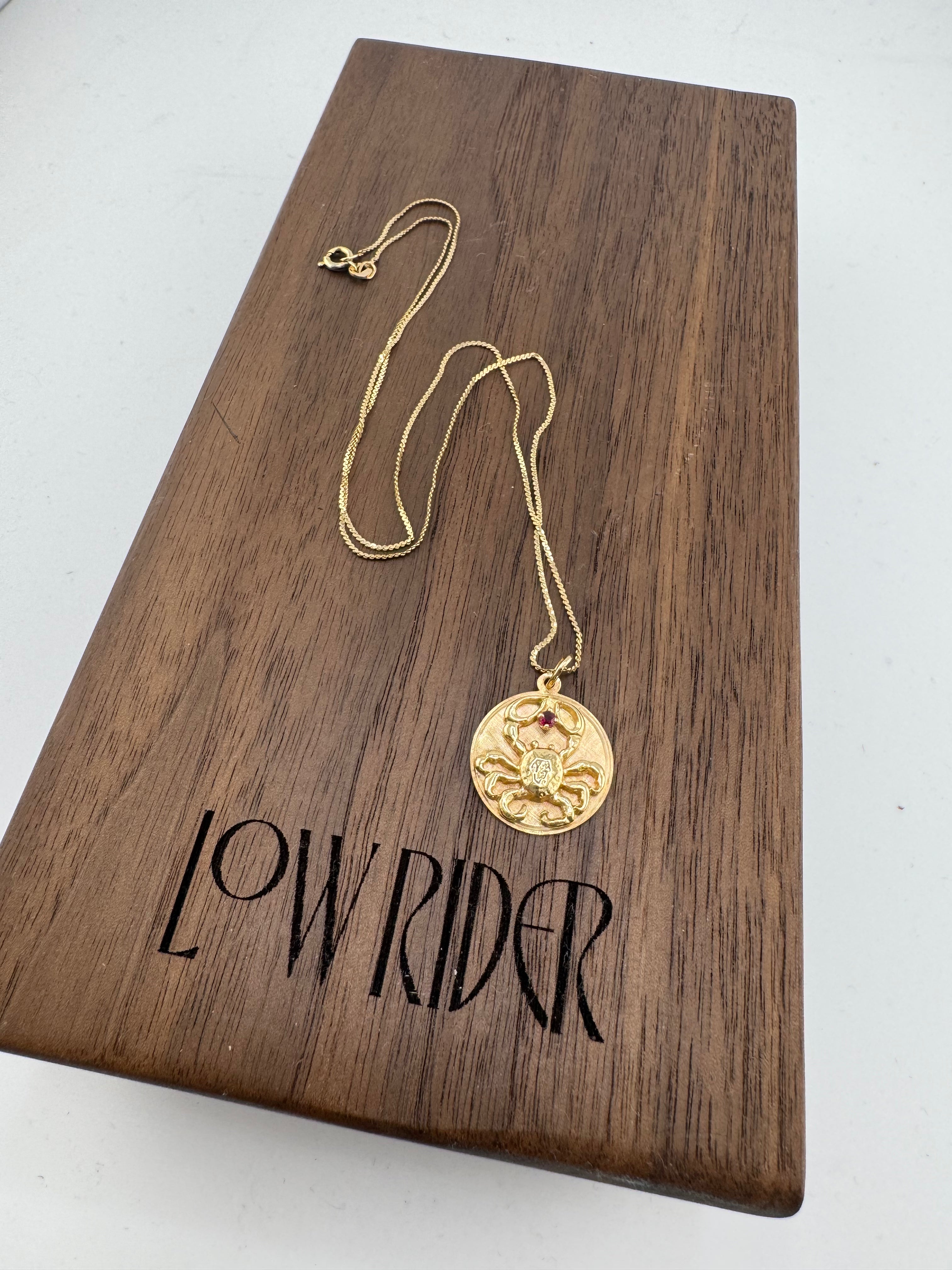 14k Cancer Pedant with Ruby