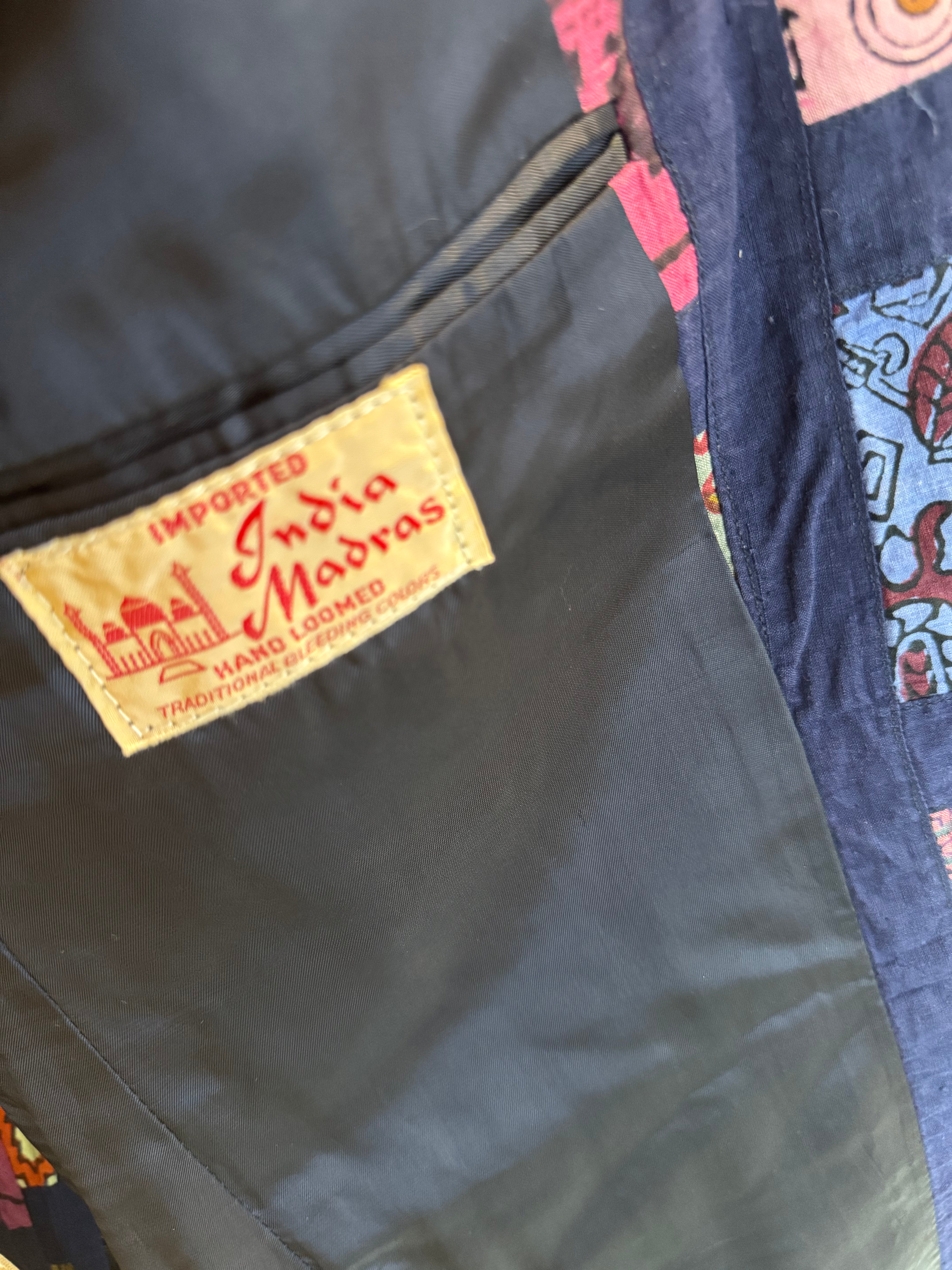 Indian Block Print Custom Madras Blazer