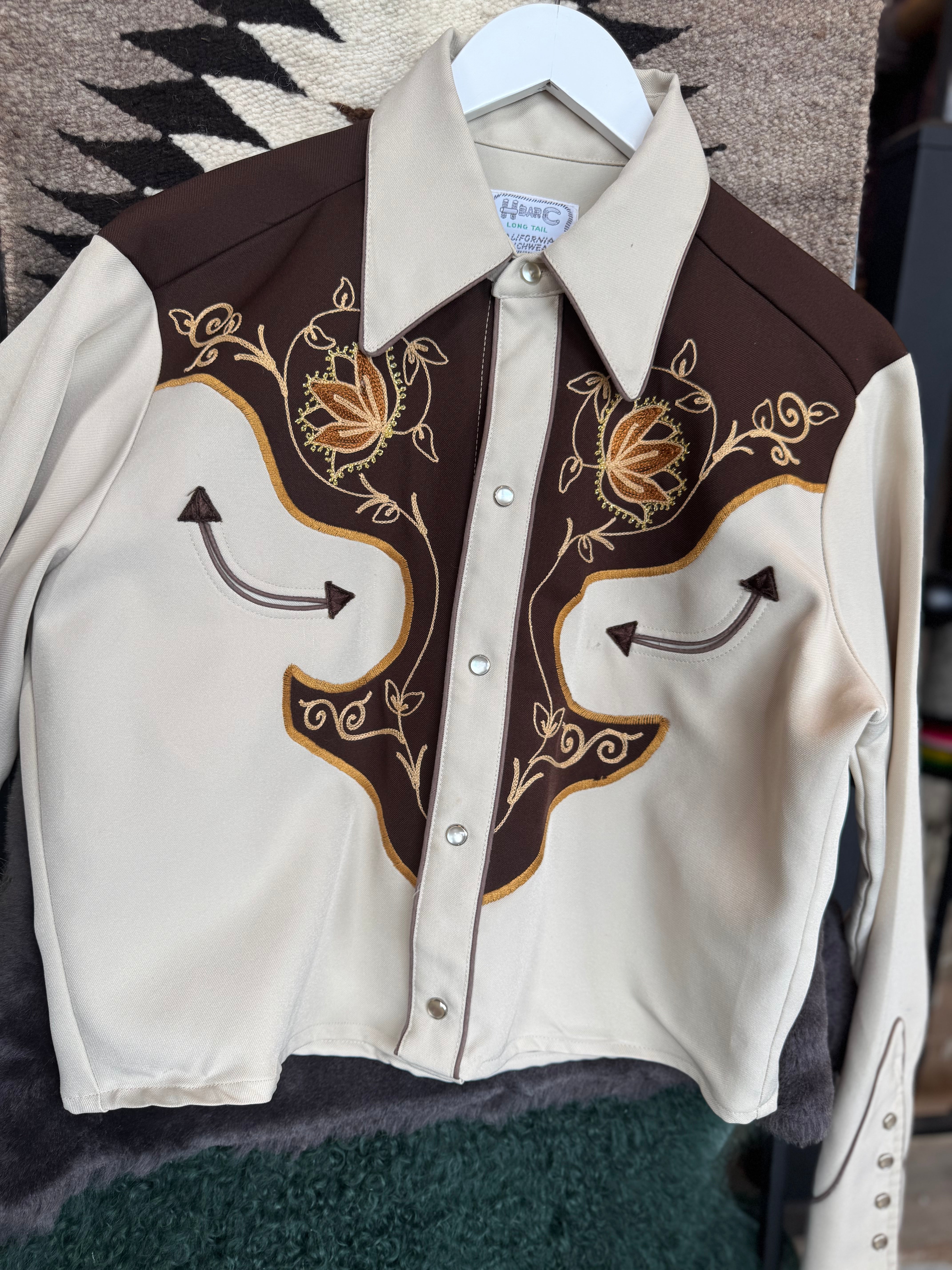 esc. H bar C California Ranch Wear Western Shirt