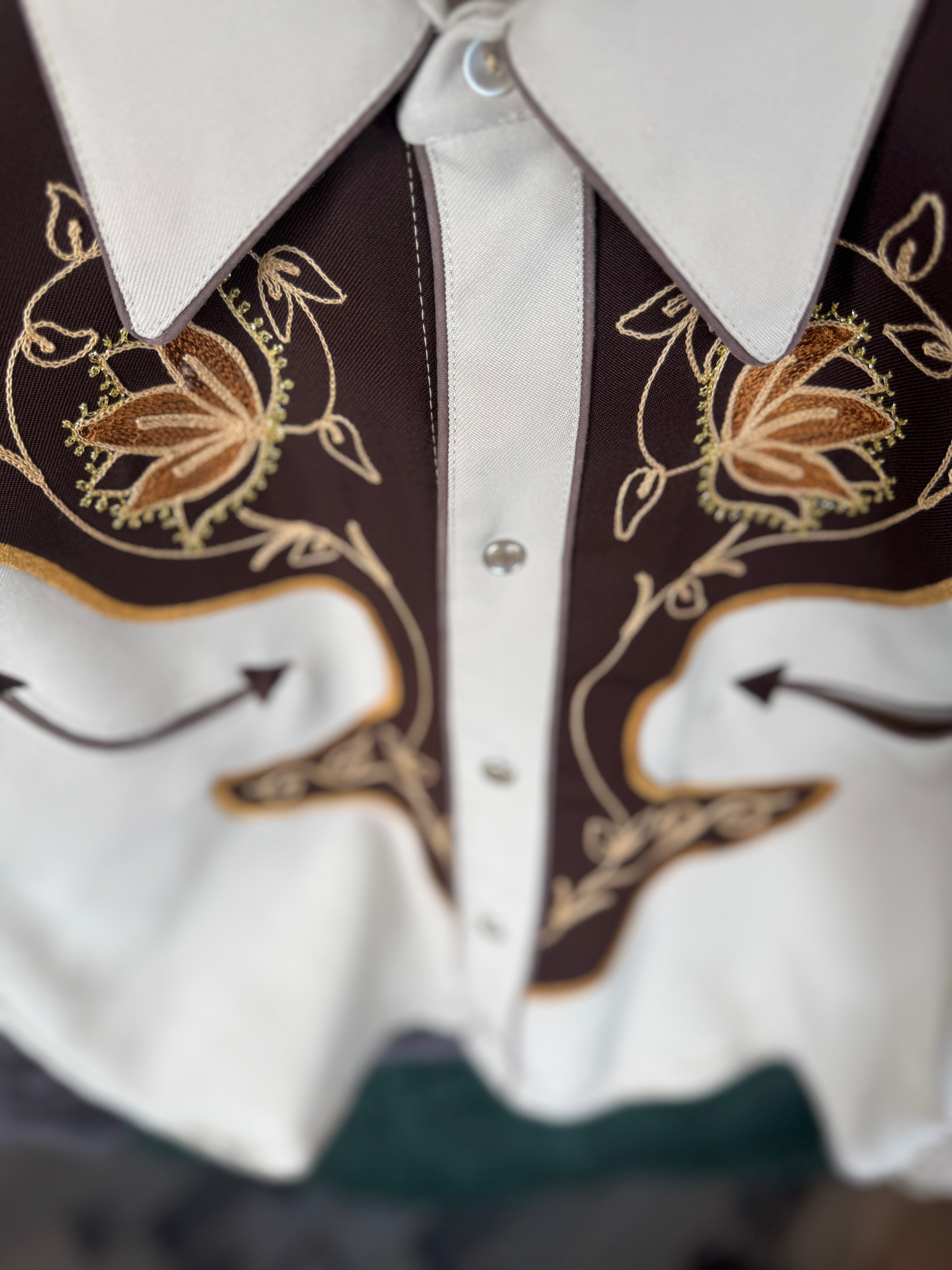 esc. H bar C California Ranch Wear Western Shirt