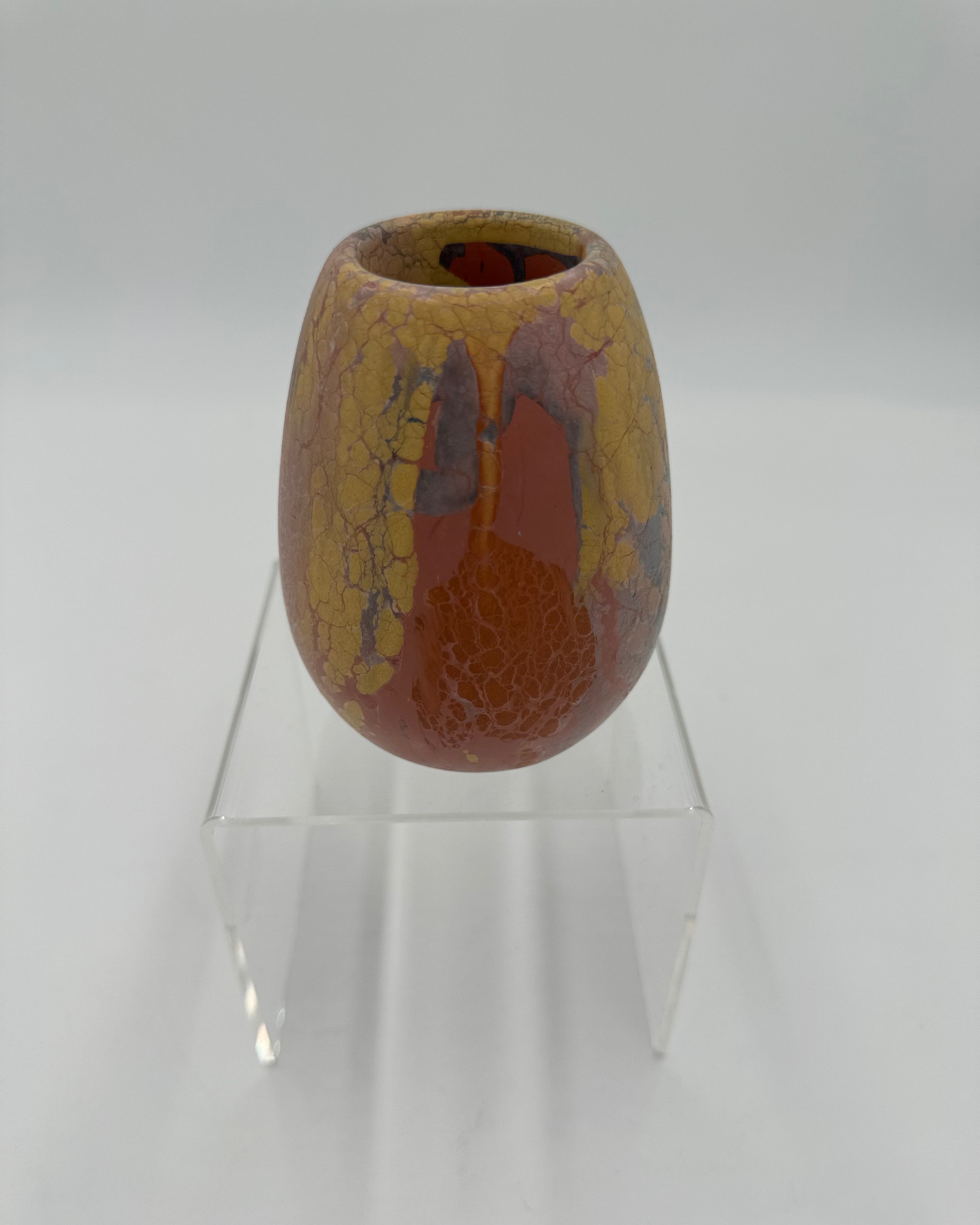 Concrete Cat Ovid Vase