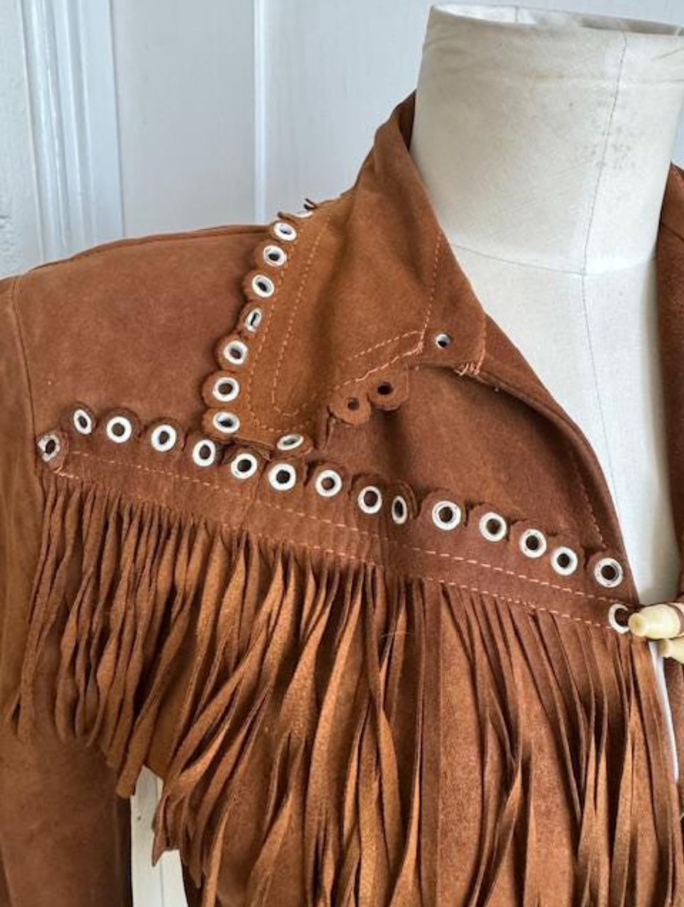 1960's Chamarra Fleischer Brown Suede Jacket