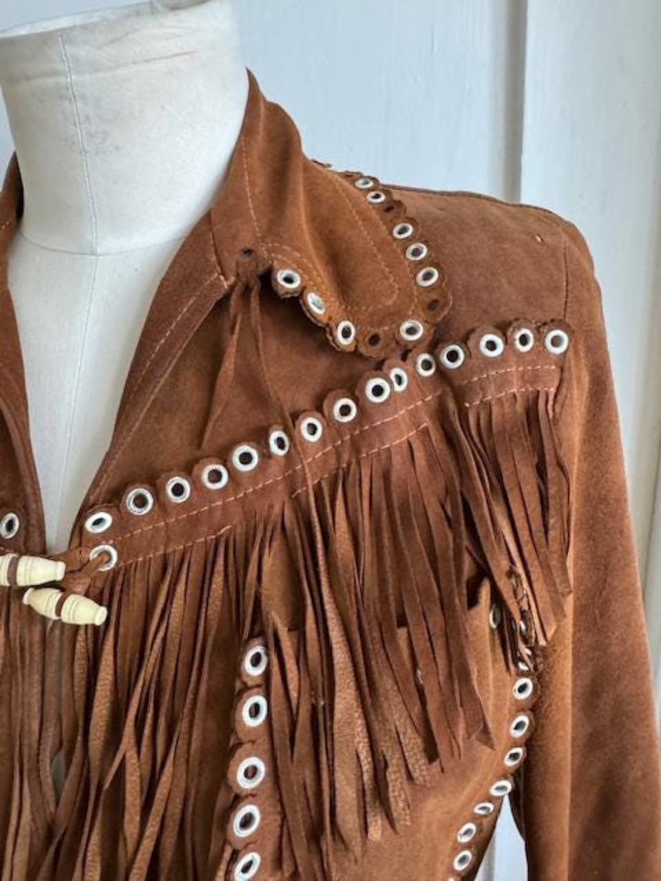 1960's Chamarra Fleischer Brown Suede Jacket