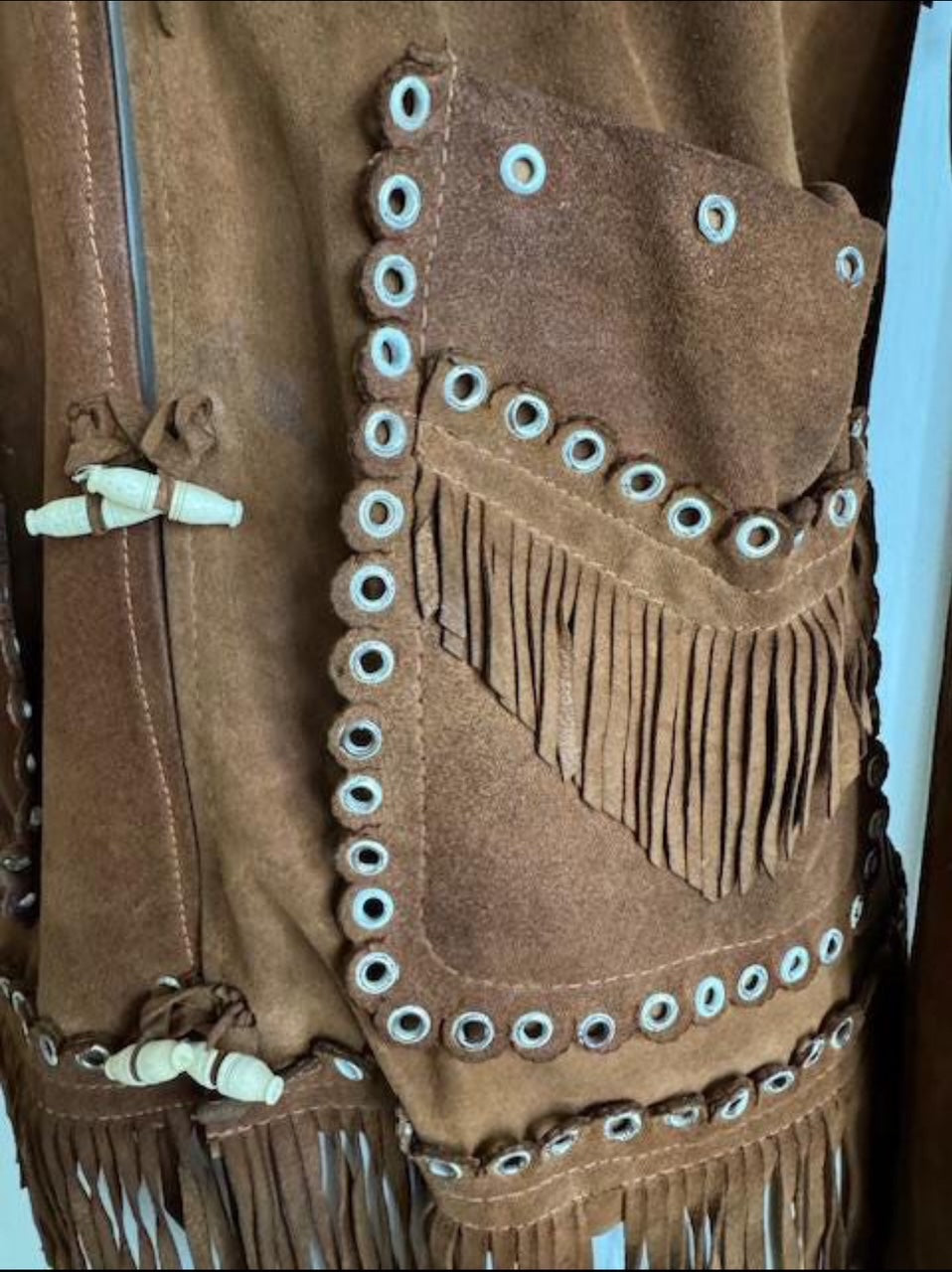 1960's Chamarra Fleischer Brown Suede Jacket