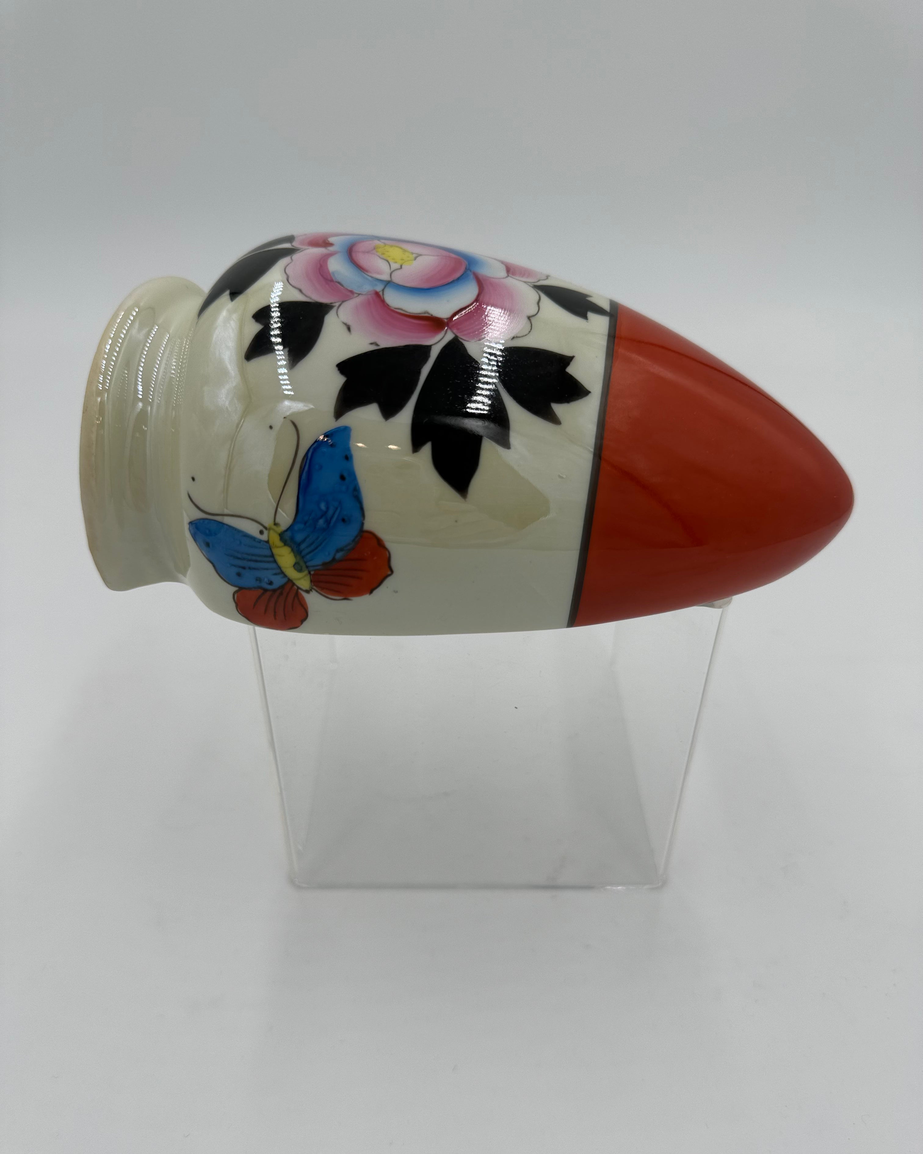 Japanese handpainted wall pocket