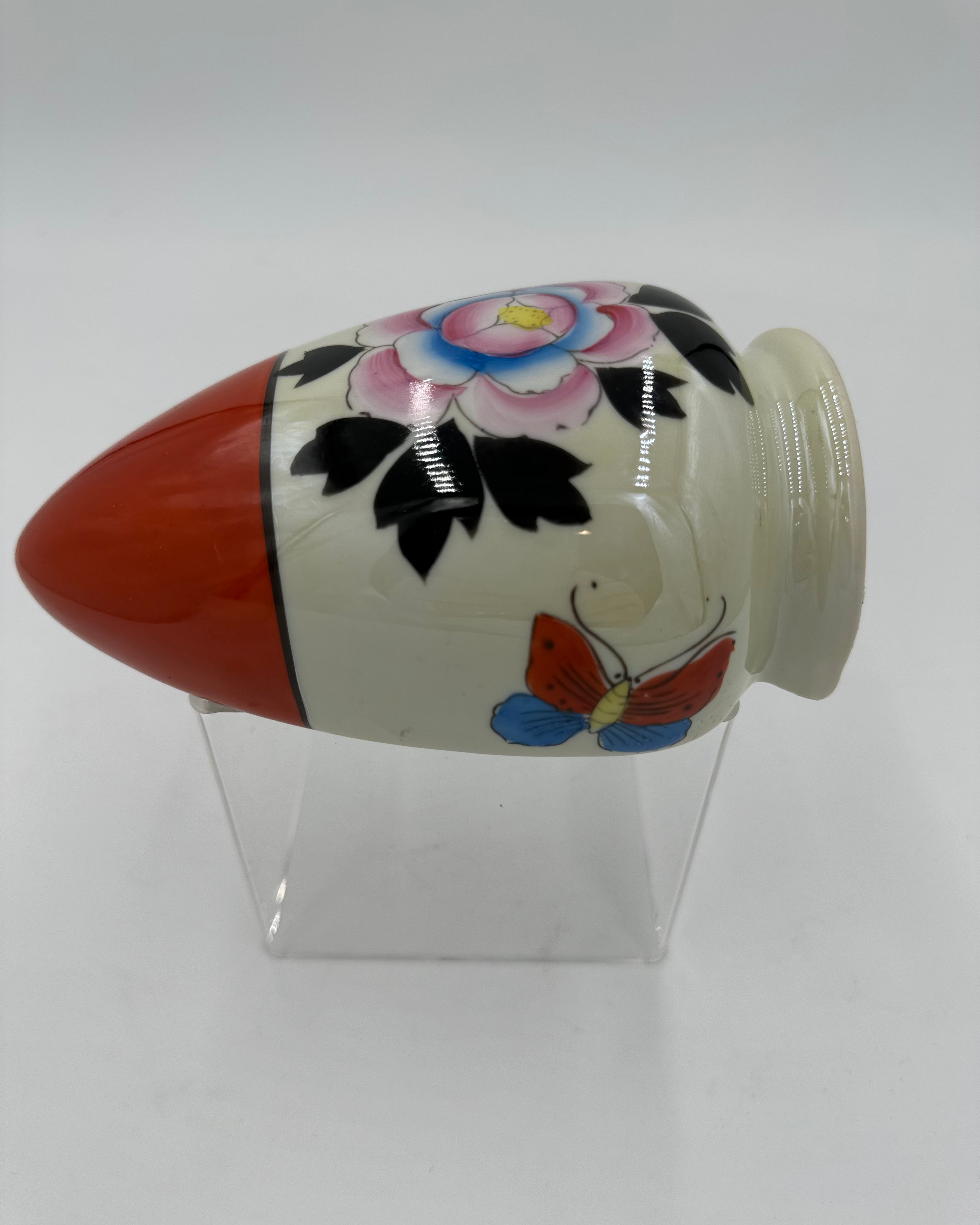 Japanese handpainted wall pocket