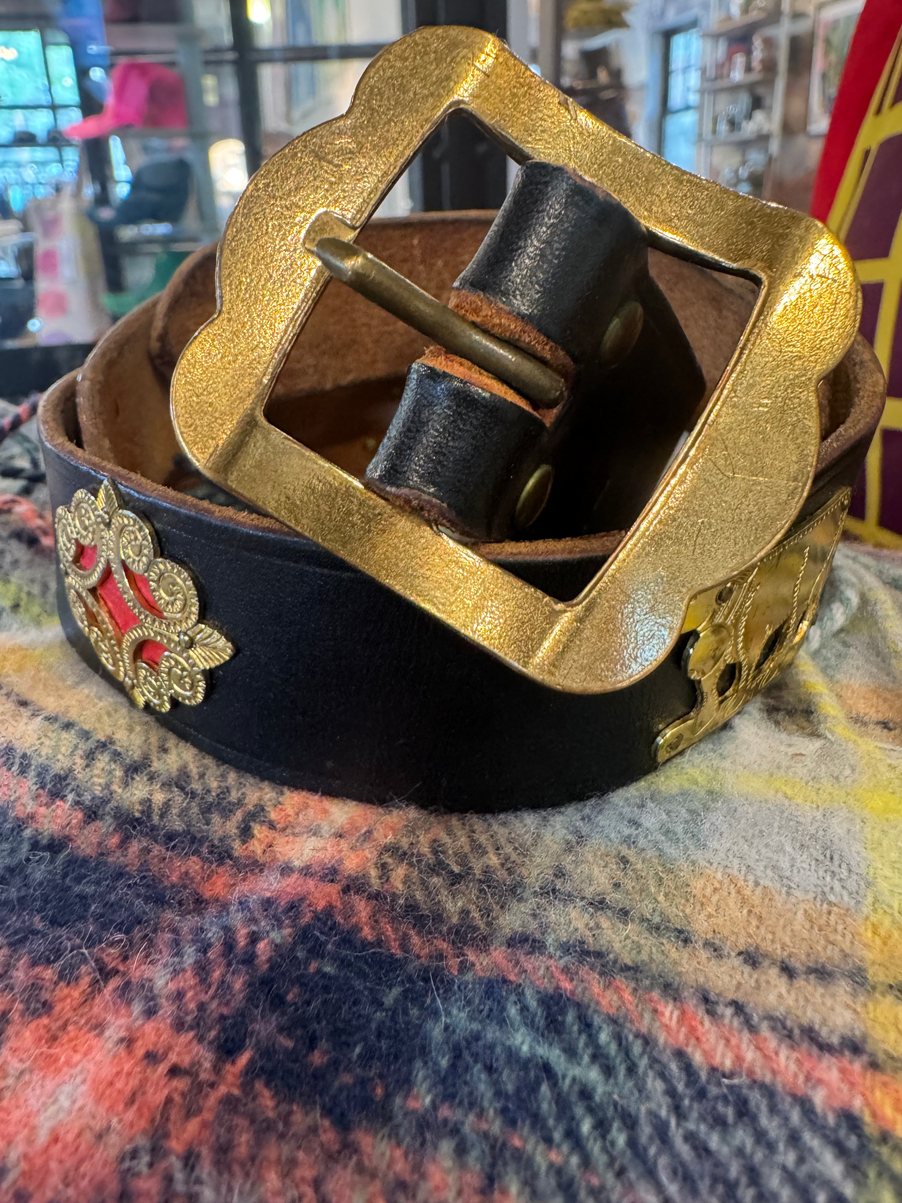 Vintage Appenzeller Swiss Belt-Brown