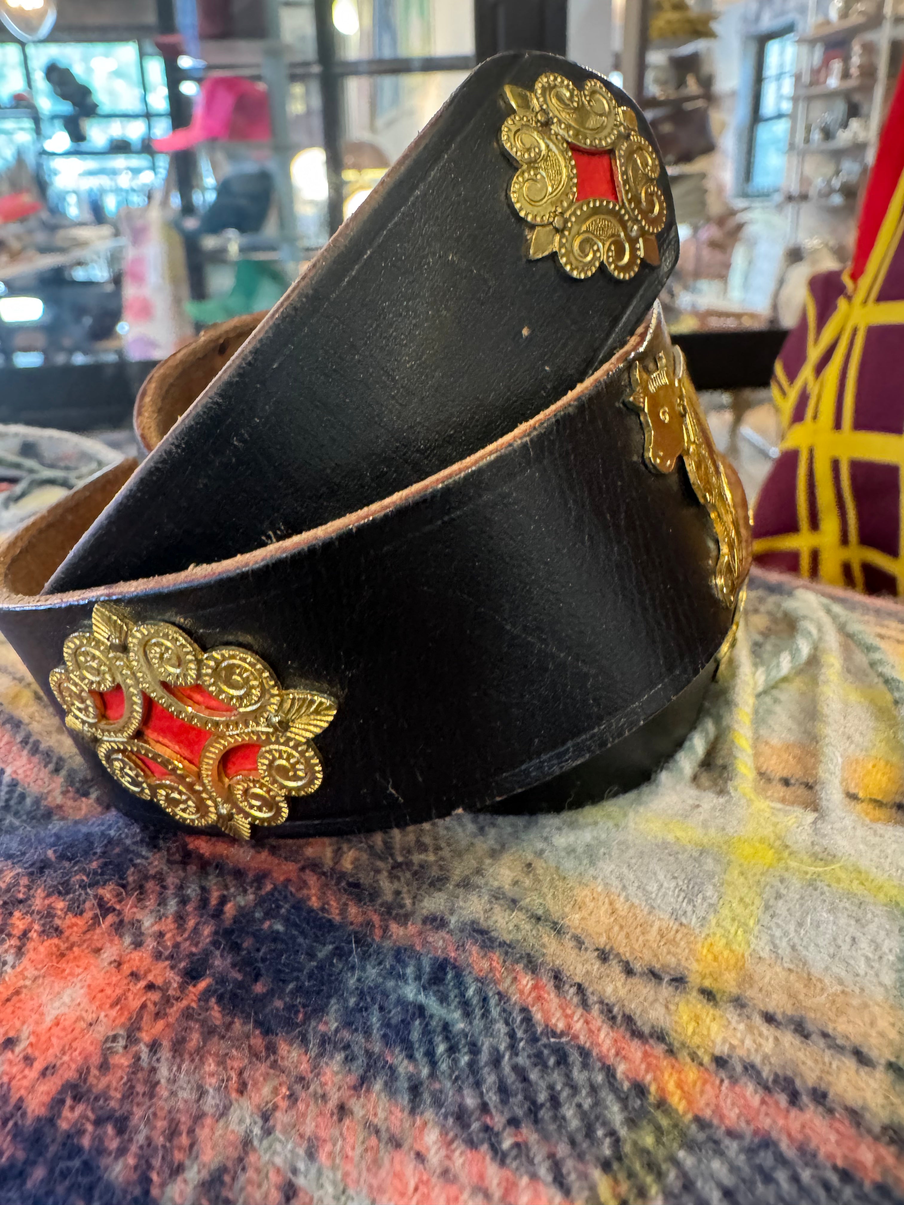 Vintage Appenzeller Swiss Belt-Brown