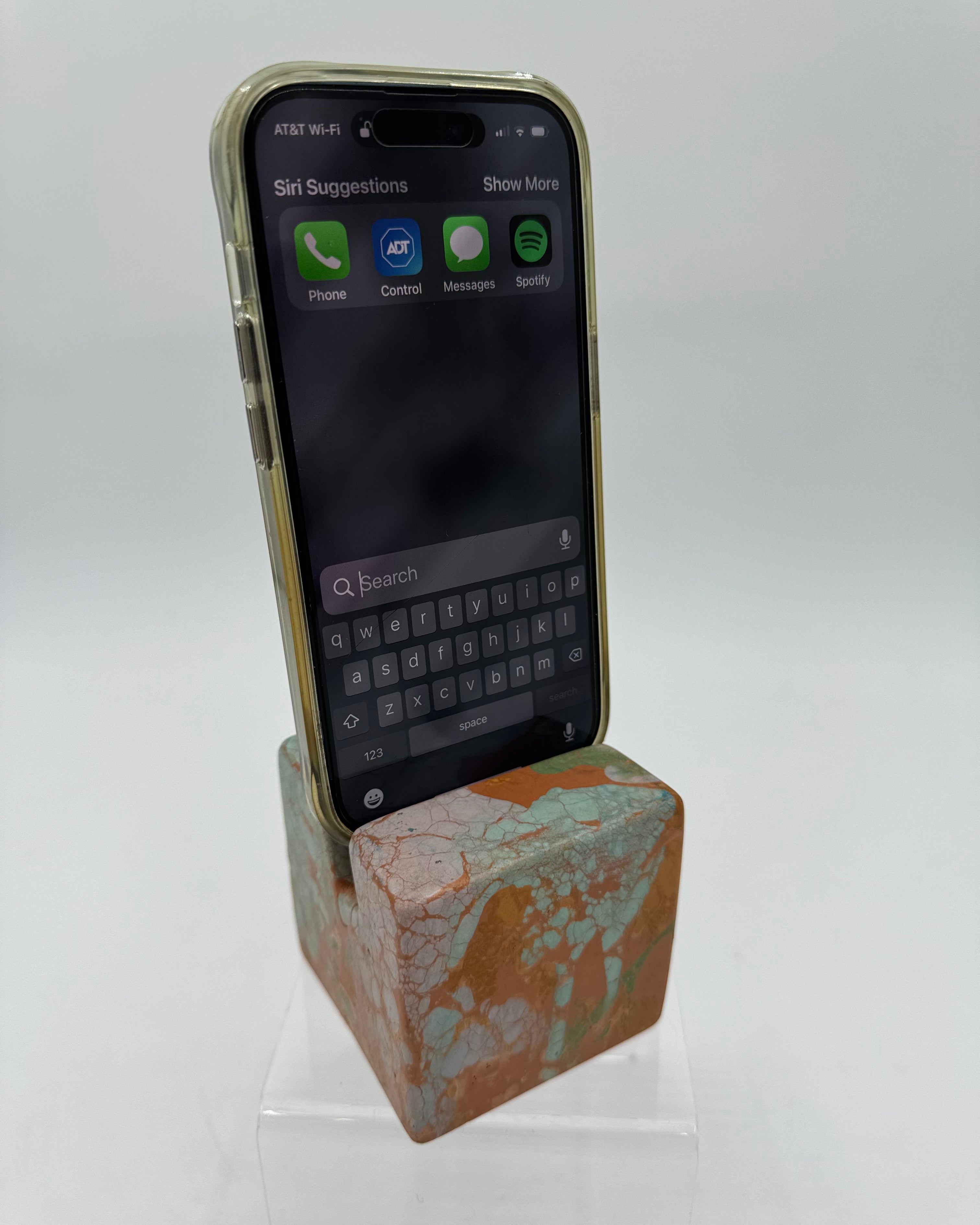 Concrete Cat Echo Phone/iPad Stand