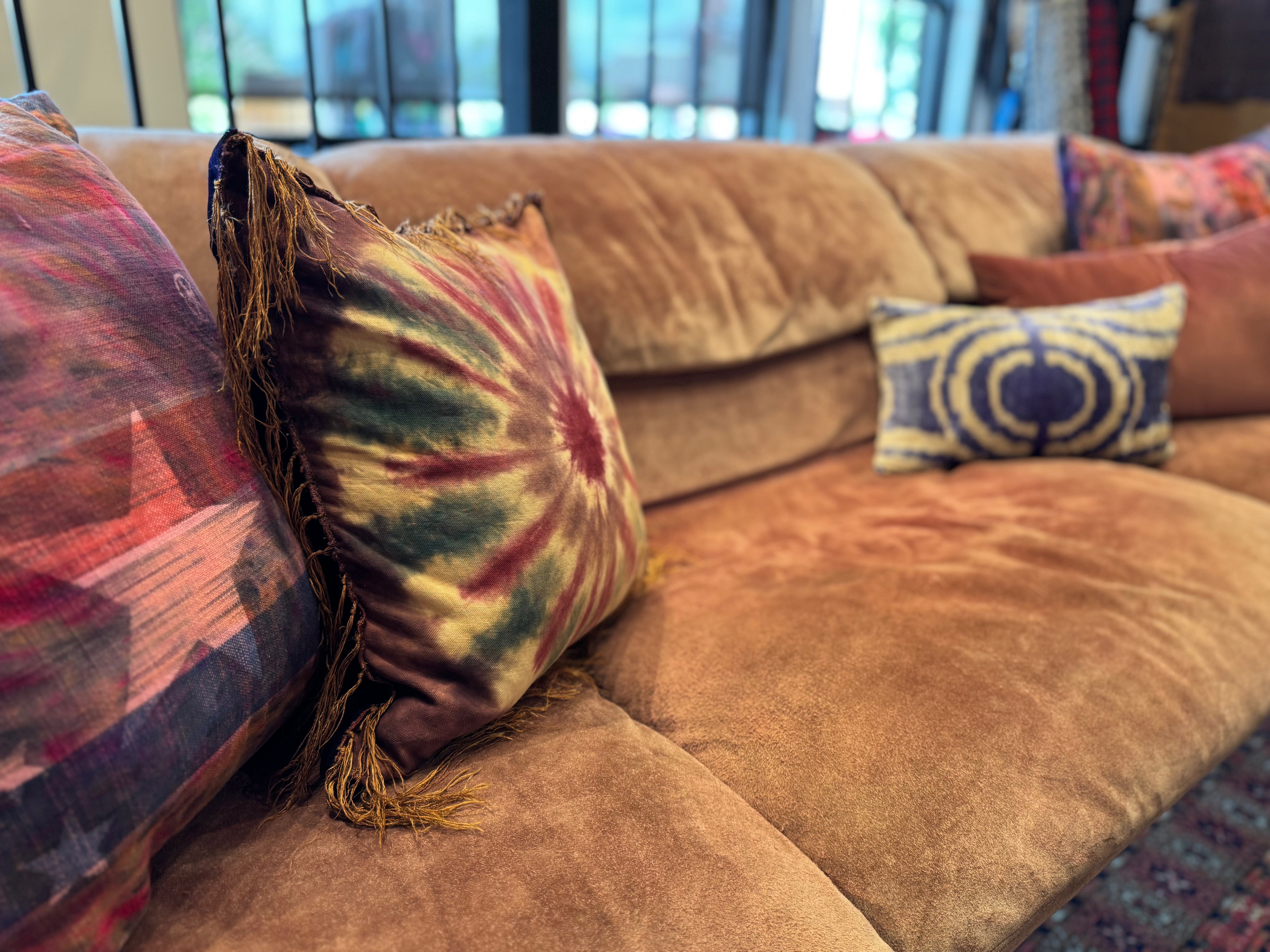 Giovanni Offredi 'Wave' Leather Sofa by Saporiti Italia