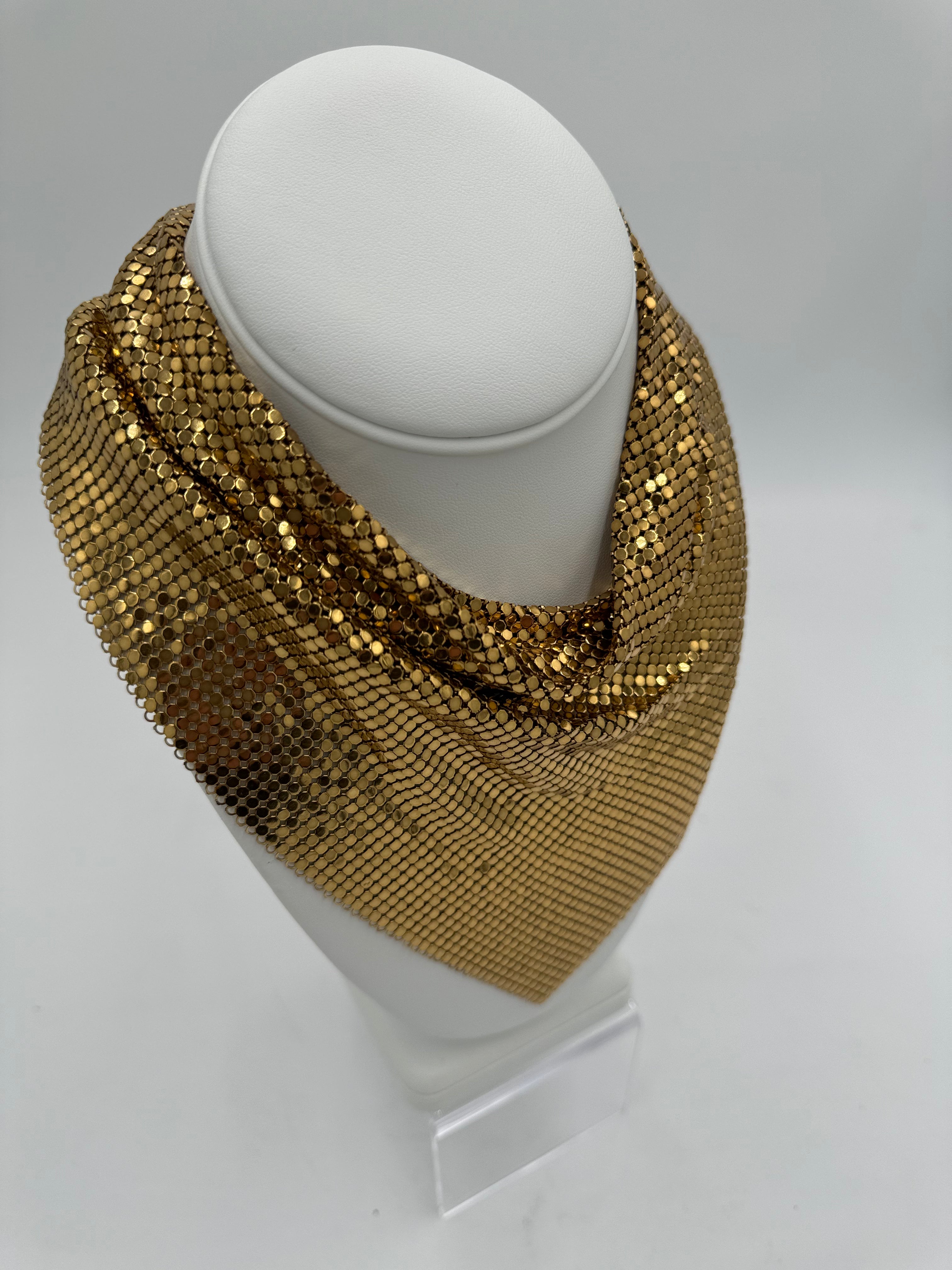 Whiting & Davis Bib Necklace 1970's