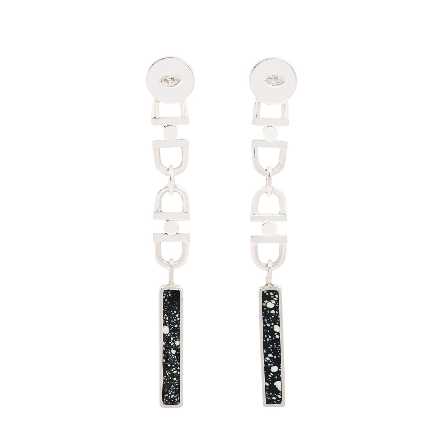 Line of Sight Earrings by Avery Lee Design