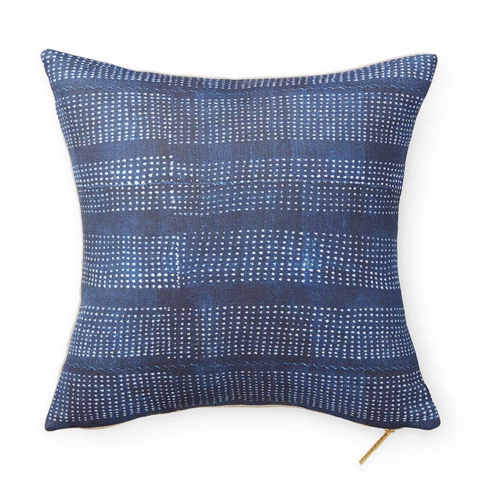 St. Frank Speckled Indigo Pillow