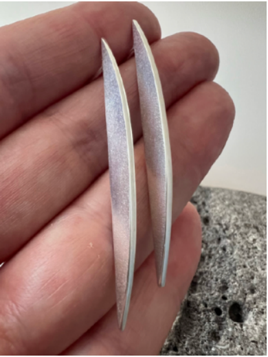 Atlanta Sterling Silver Earrings by Jennifer Letter Design