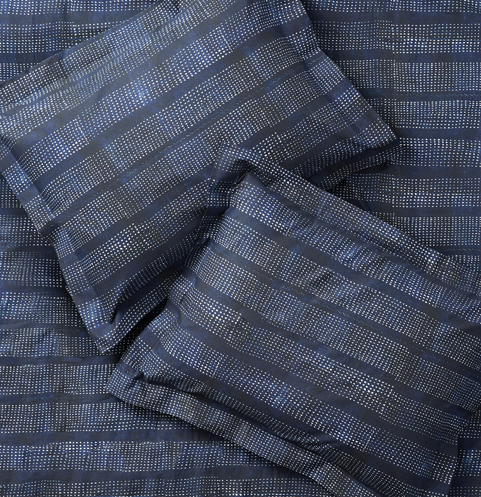 St. Frank Speckled Indigo Duvet Cover  - King/Cal King