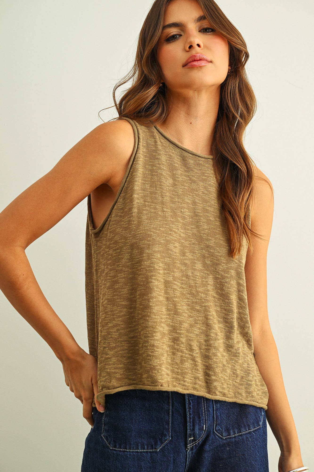 Slub Cotton Tank