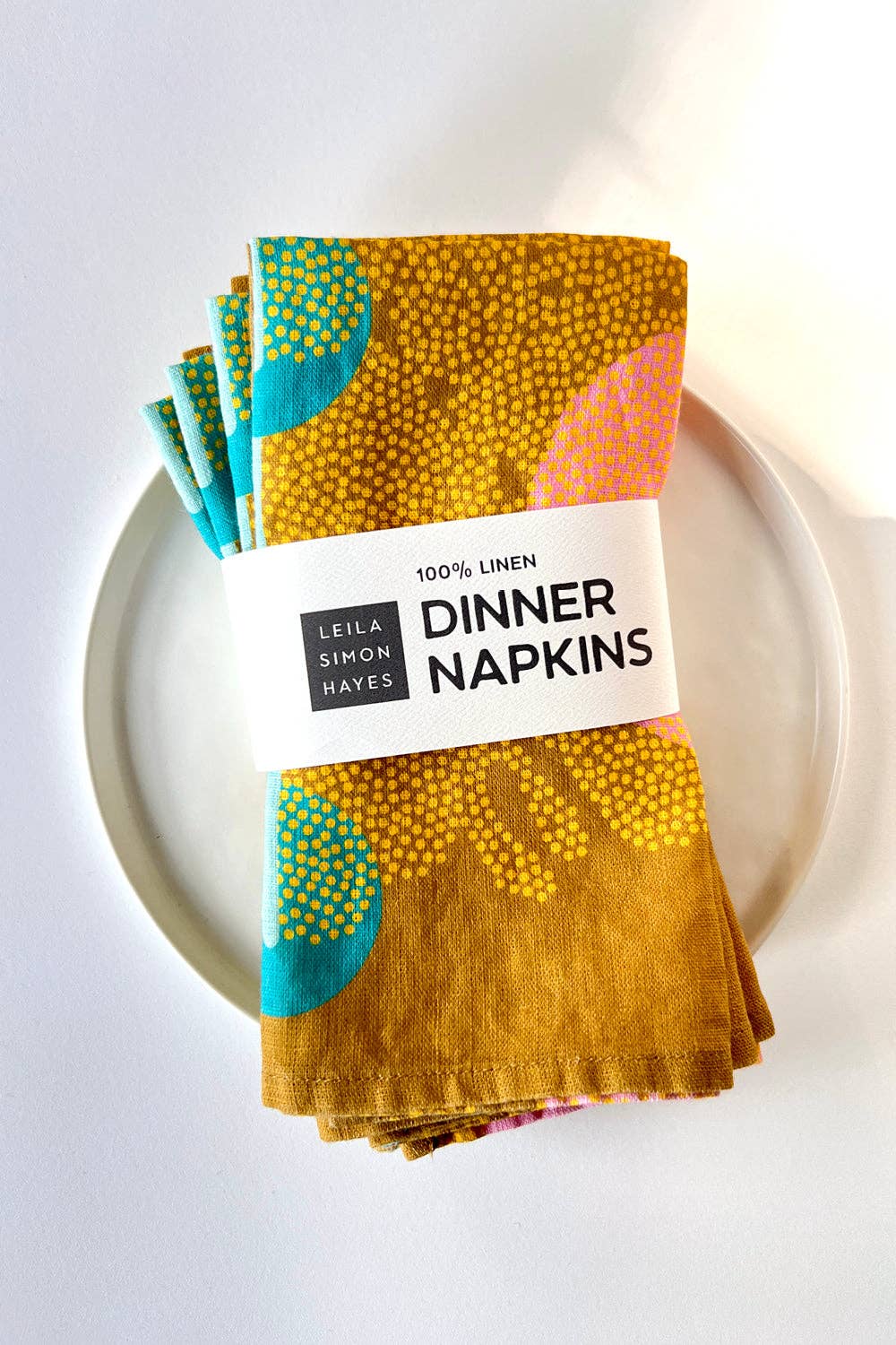 Cascade Linen Napkin by Leila Simon Hayes | Set of 4