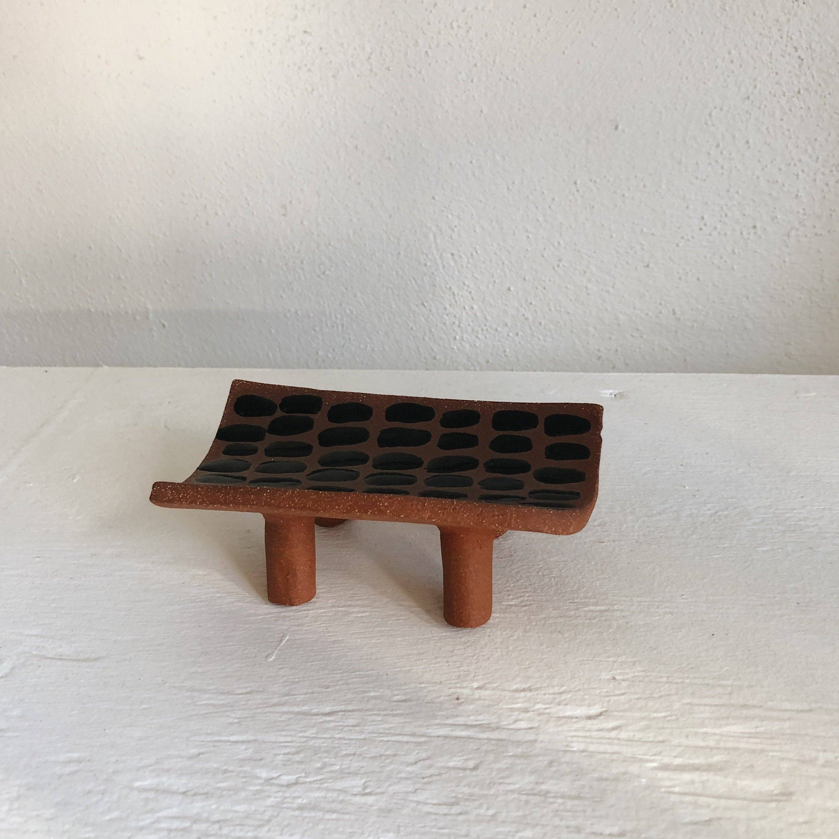 Black Dash Incense Tray