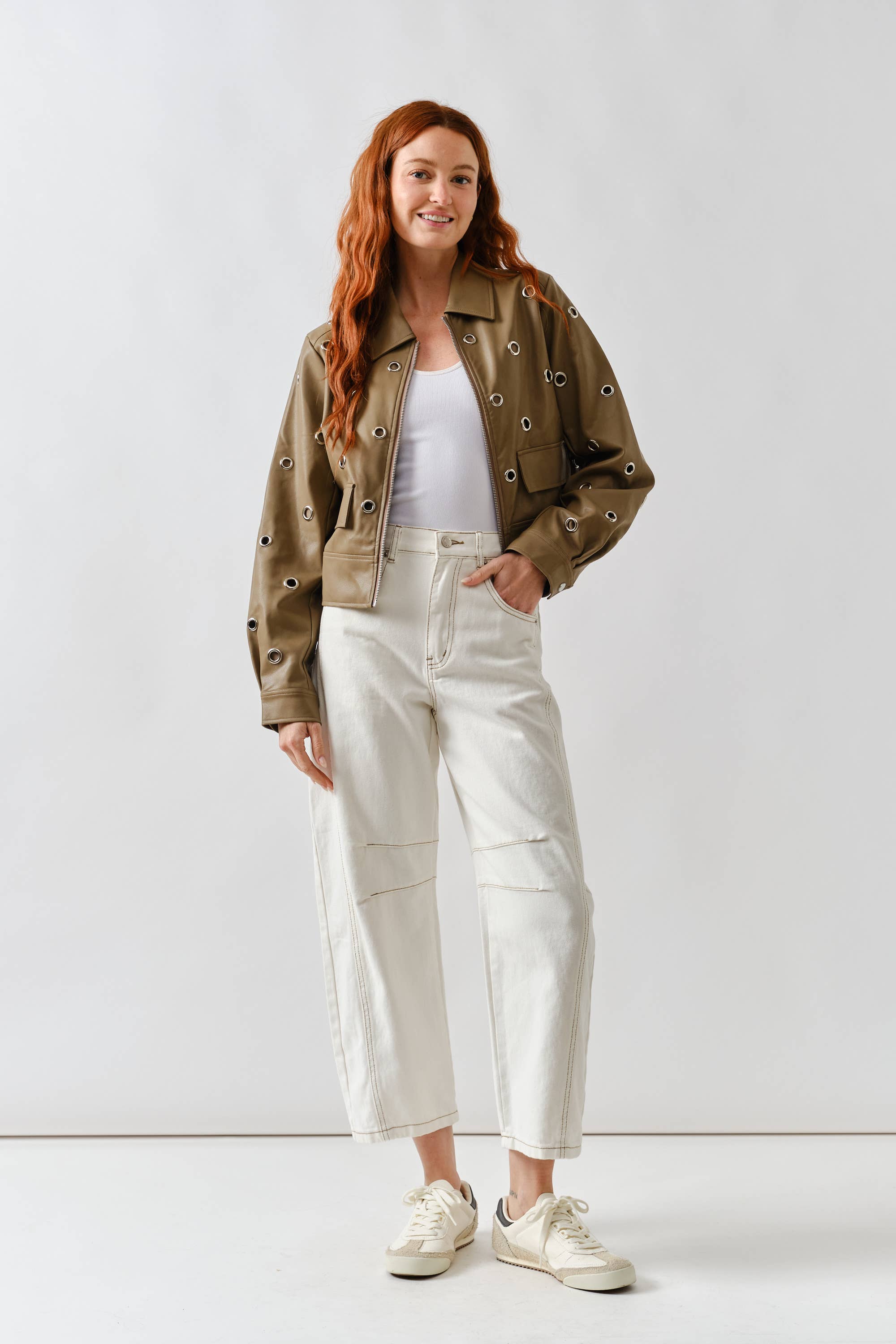 SLOUCHY BARREL JEANS