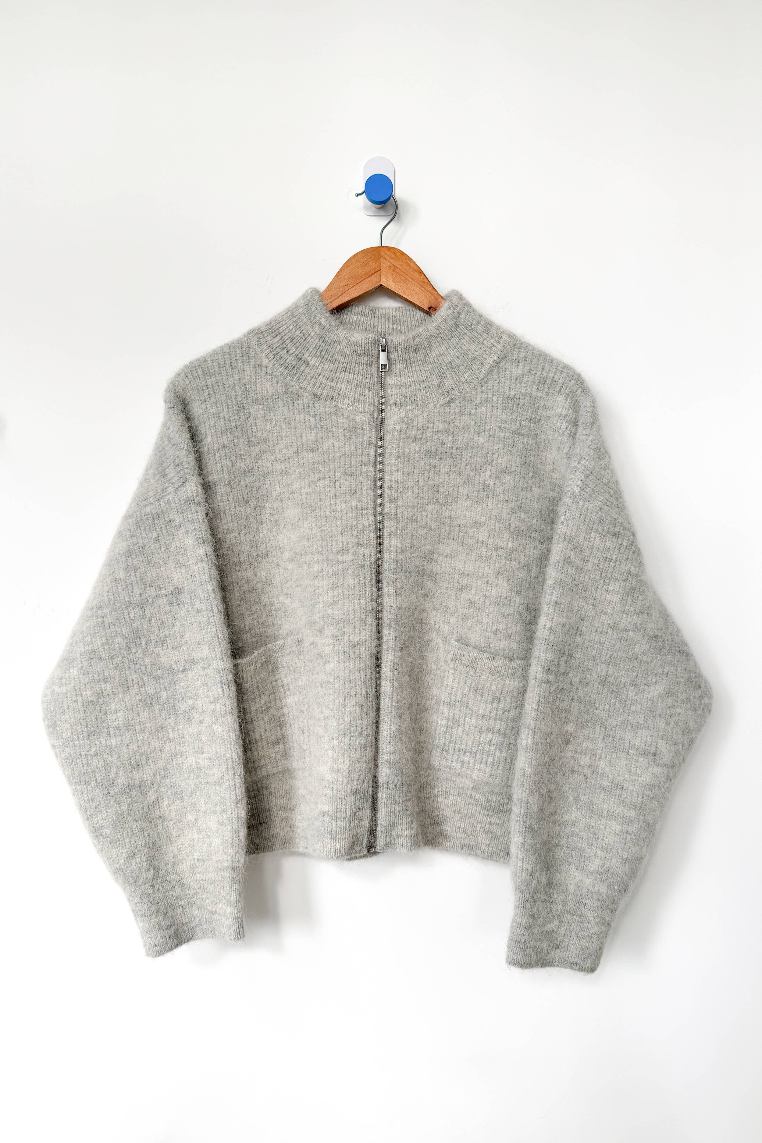 Alpaca Zip Front Jacket by Le Bon Shoppe