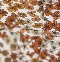 Rosewood Flower Cotton Scarf