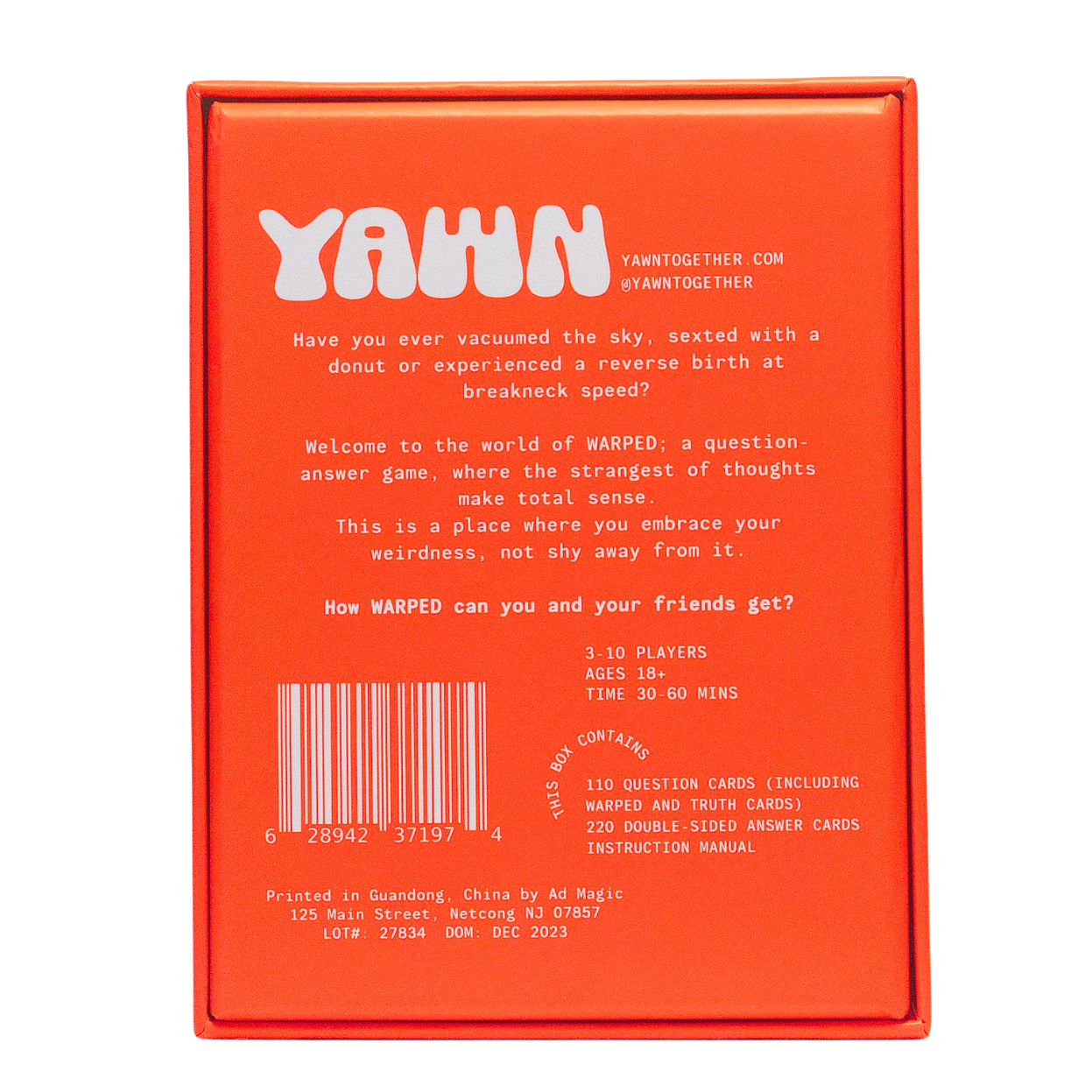 WARPED: The Mind Trip Card Game