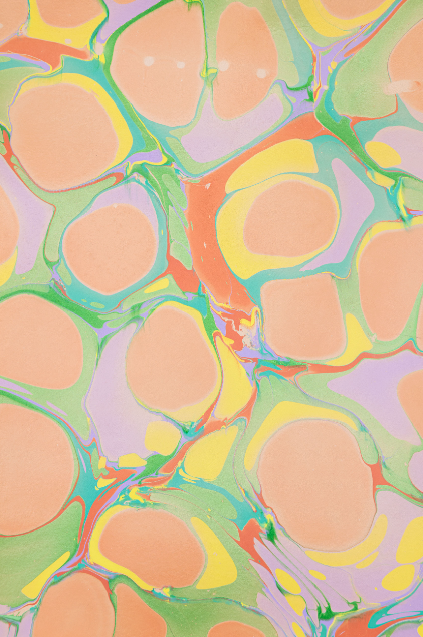 Marbled Leather Wallet