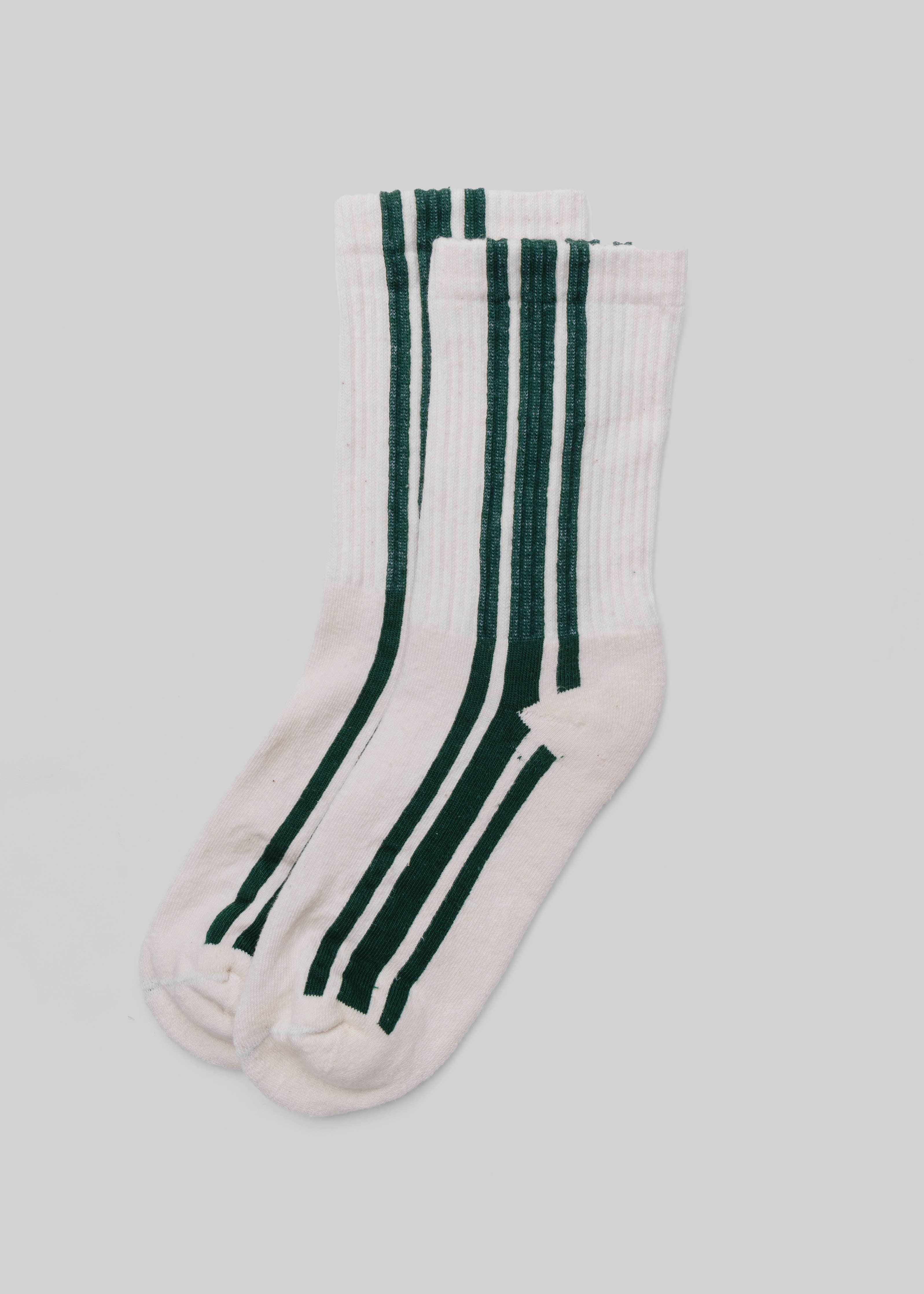 Vertical Stripe Cotton/Hemp Crew